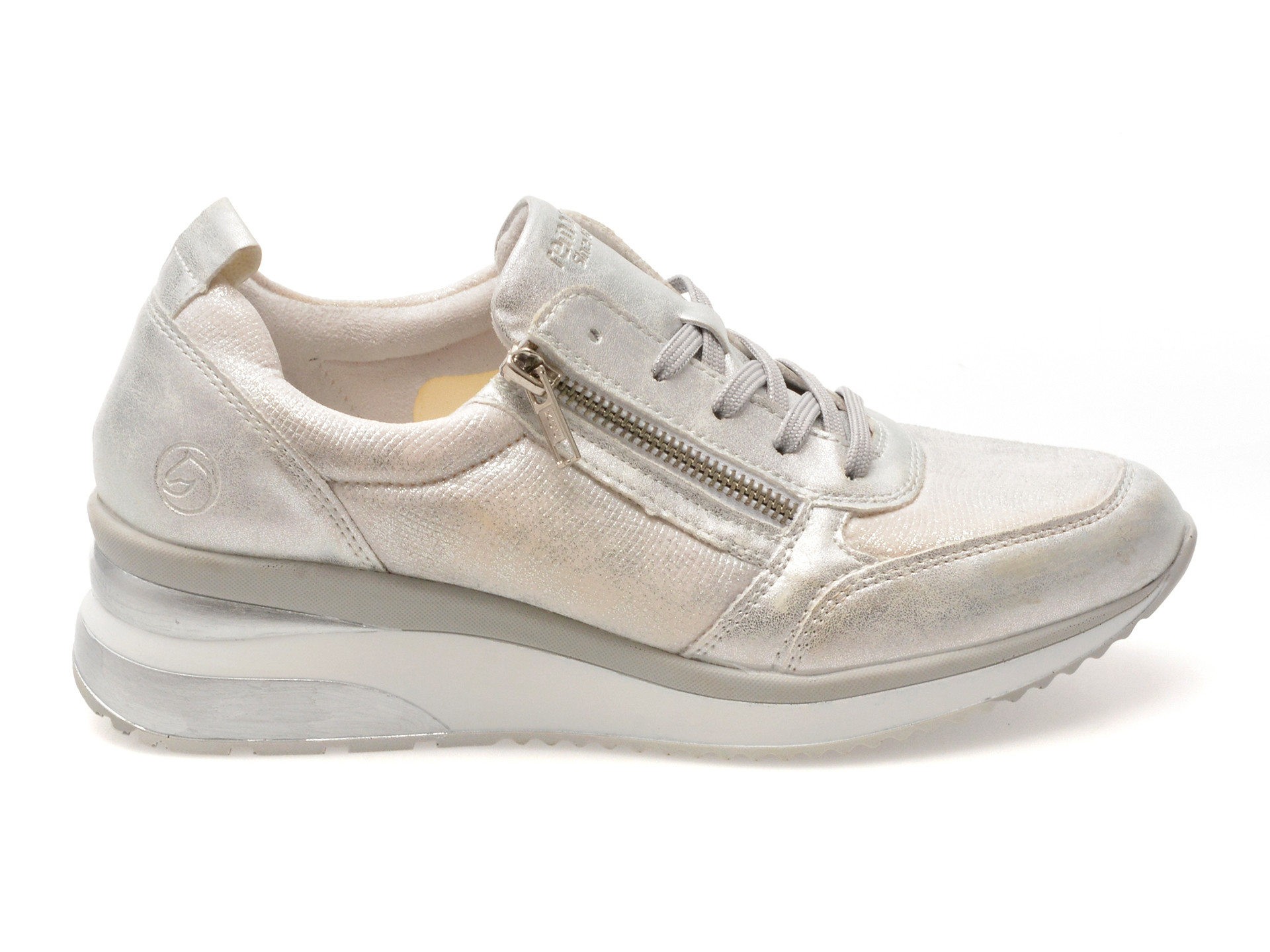 Pantofi sport REMONTE albi, D2401, din material textil