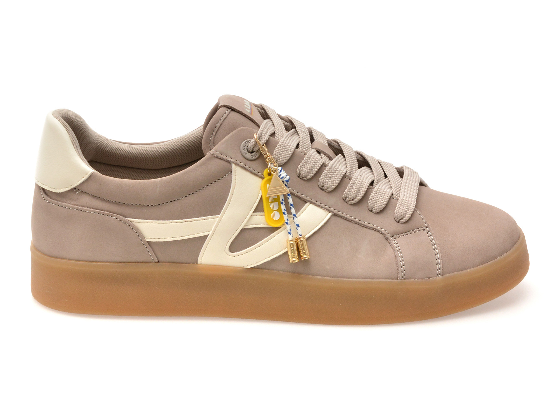 Pantofi sport ALDO gri, MTL72 SNEAKER, din piele naturala