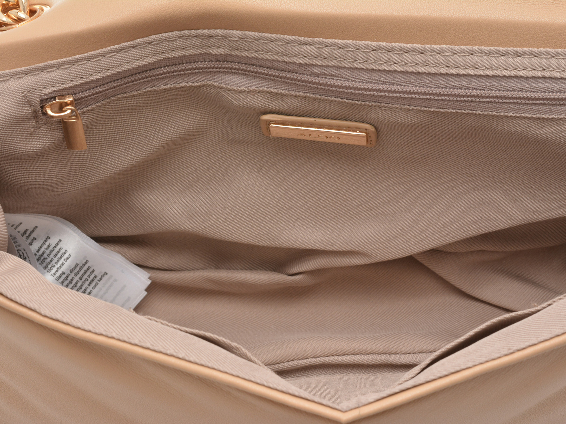 Geanta ALDO bej, OLYVIA 192, din piele ecologica