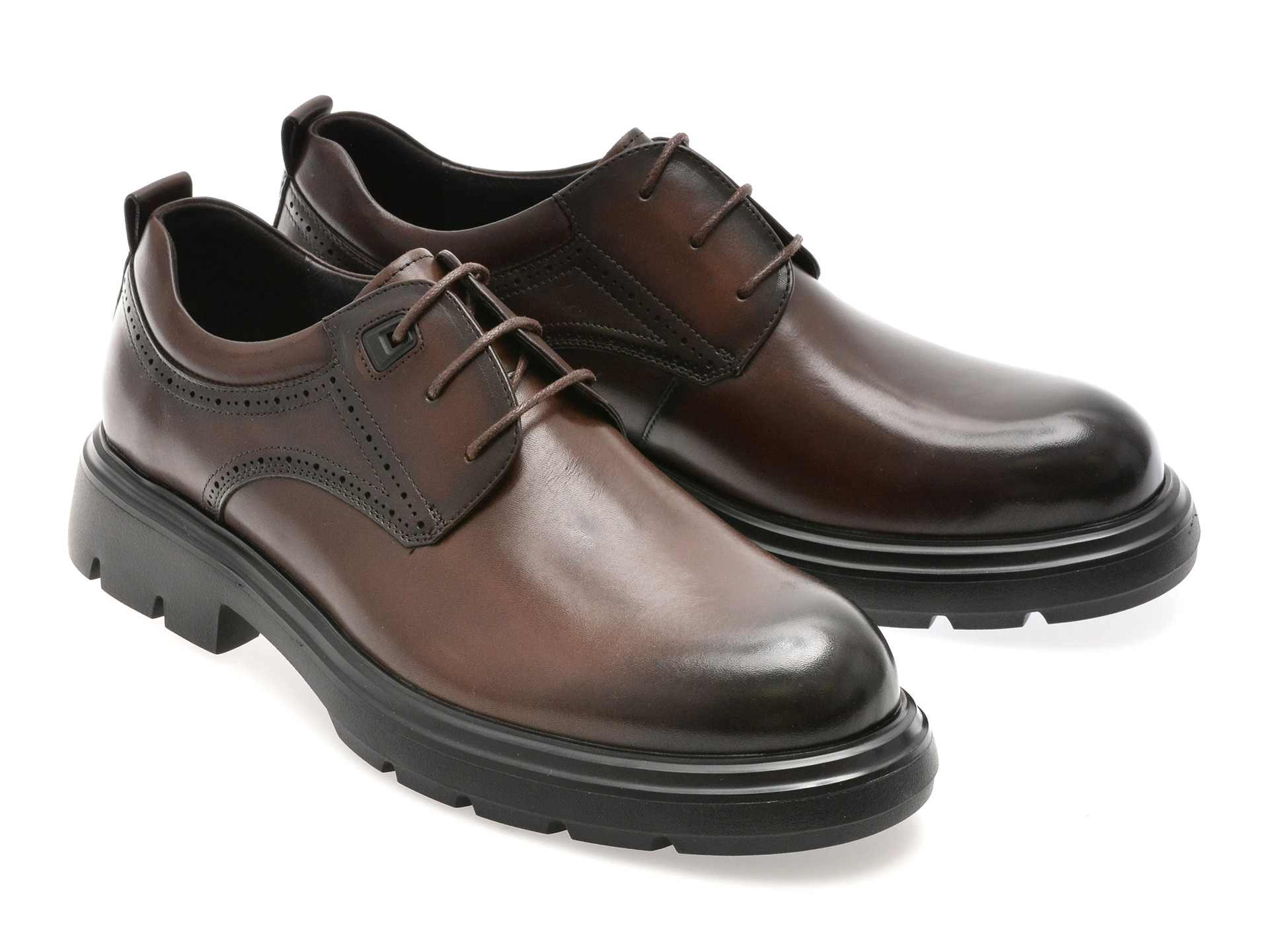 Pantofi EPICA maro, 52030, din piele naturala