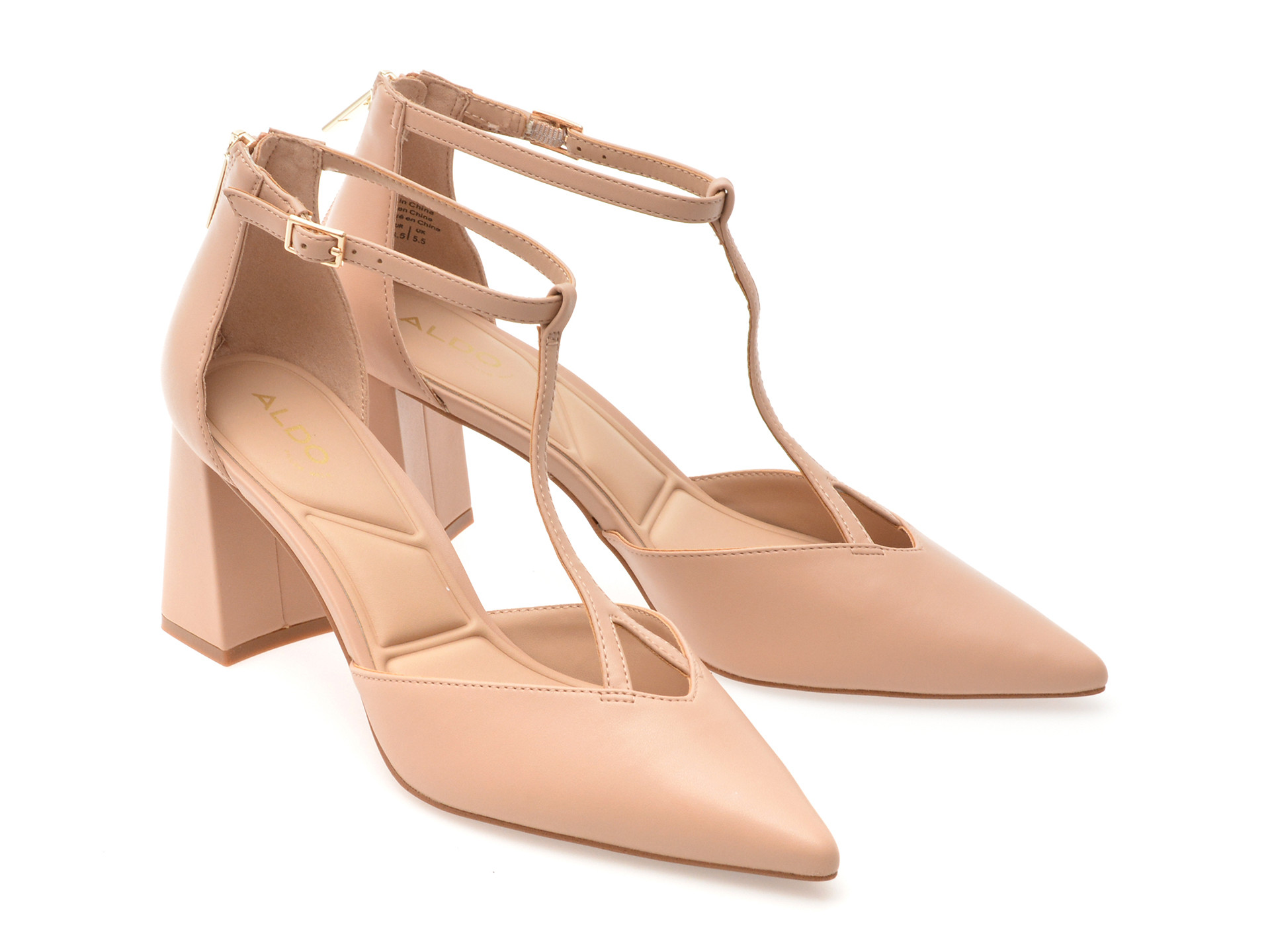 Pantofi eleganti ALDO bej, JESABEL 271, din piele ecologica