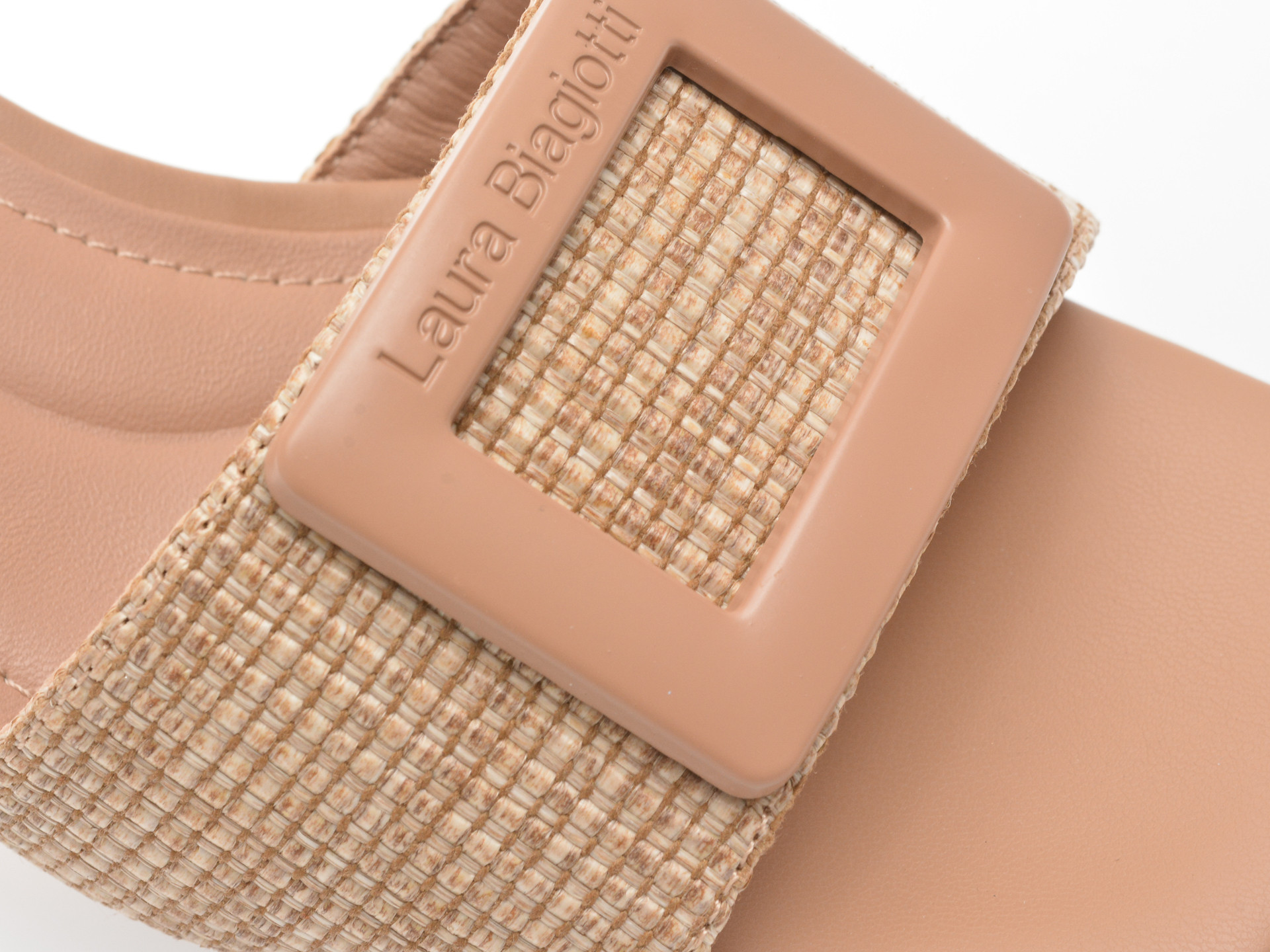 Papuci LAURA BIAGIOTTI maro, 9035, din material textil