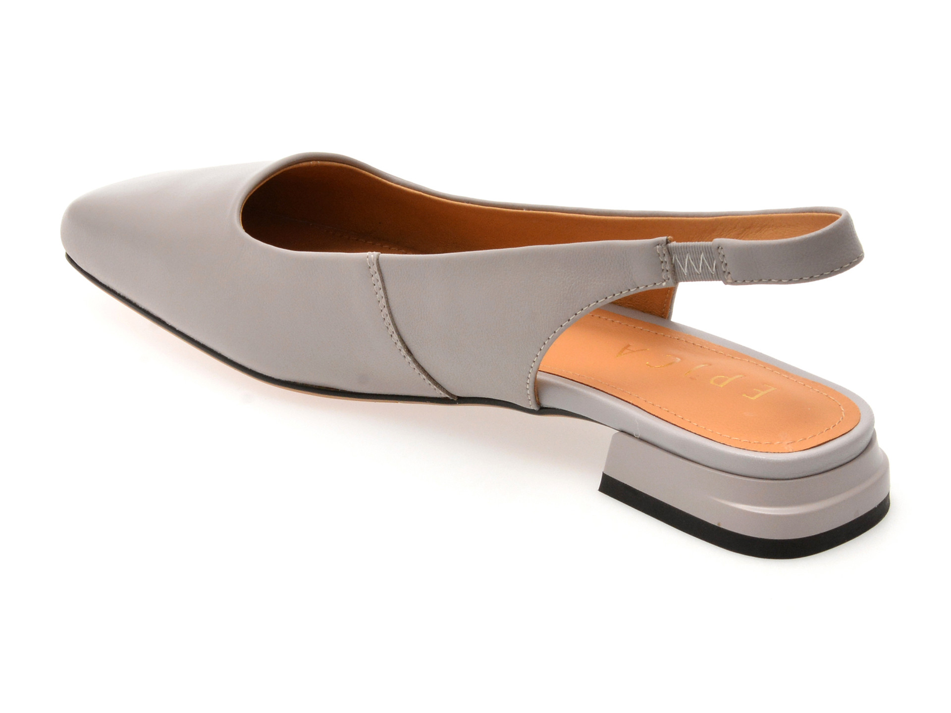 Pantofi EPICA gri, 32S, din piele naturala