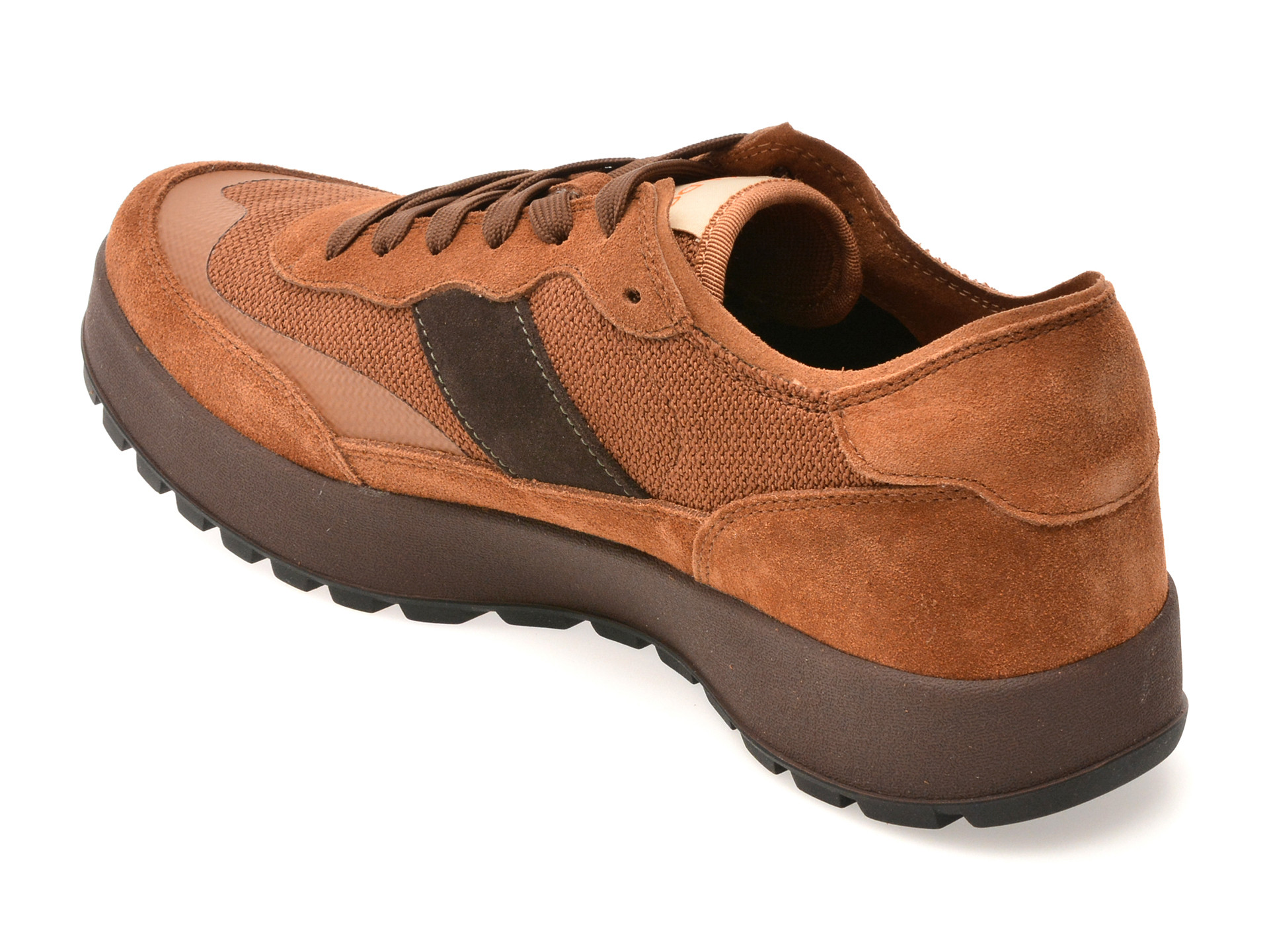 Pantofi sport ALDO maro, JULIUS 900, din material textil si piele naturala