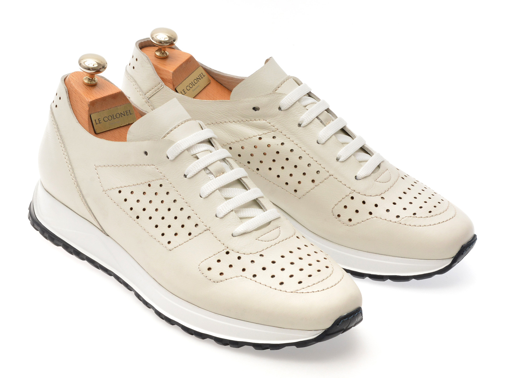 Pantofi sport LE COLONEL bej, 48901, din piele naturala