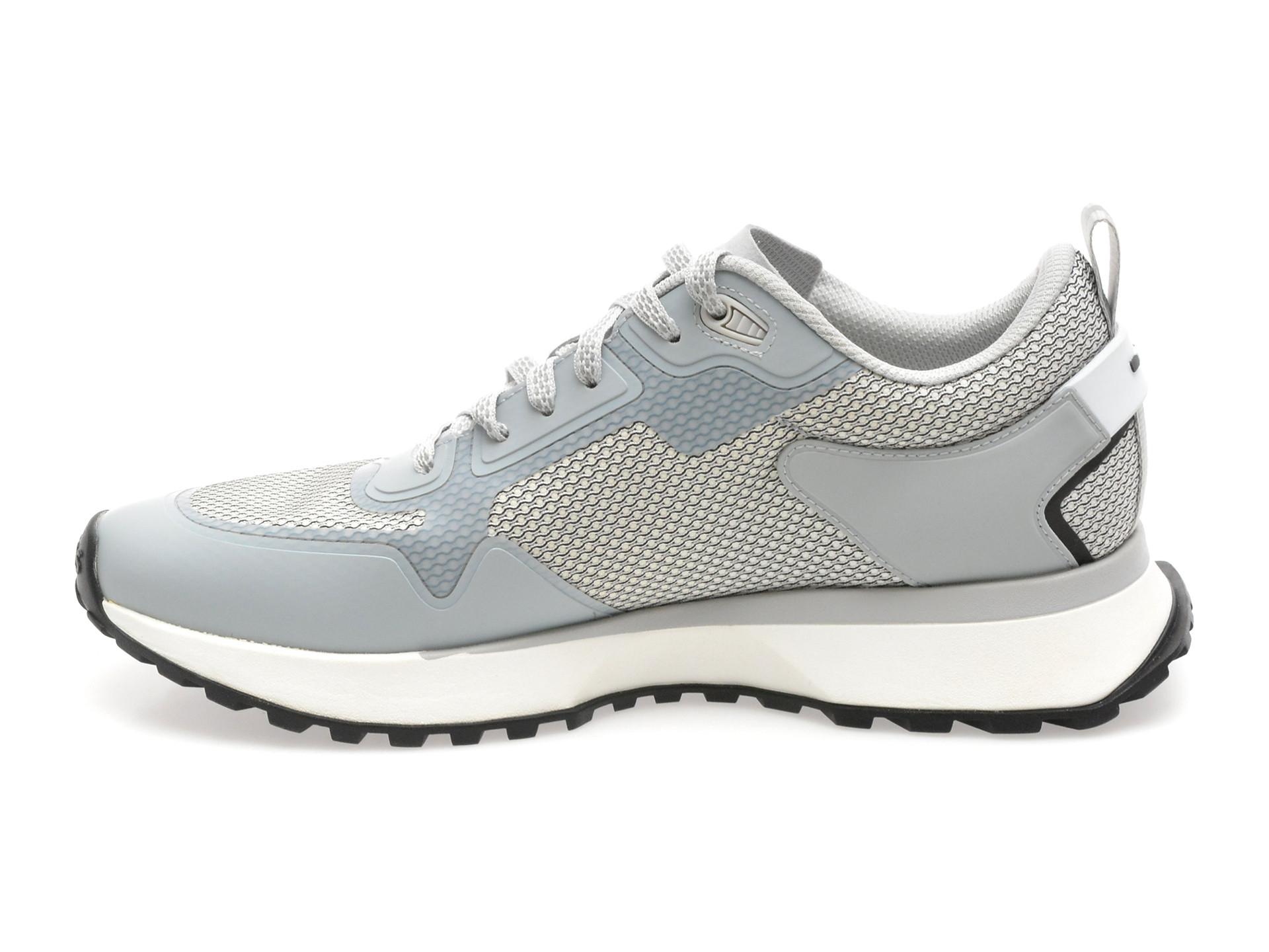 Pantofi sport BOSS albi, 3195, din material textil