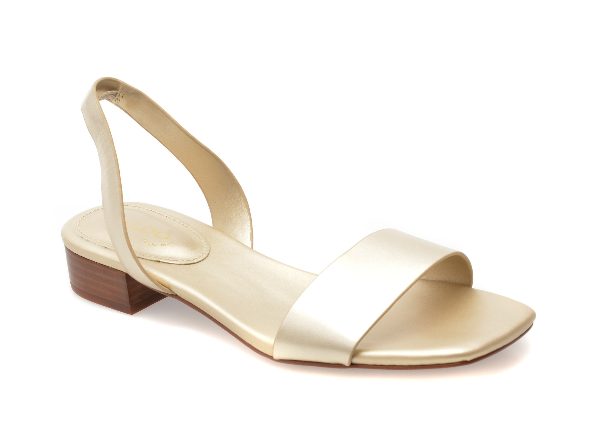 Sandale ALDO bej, DORENNA 741, din piele naturala