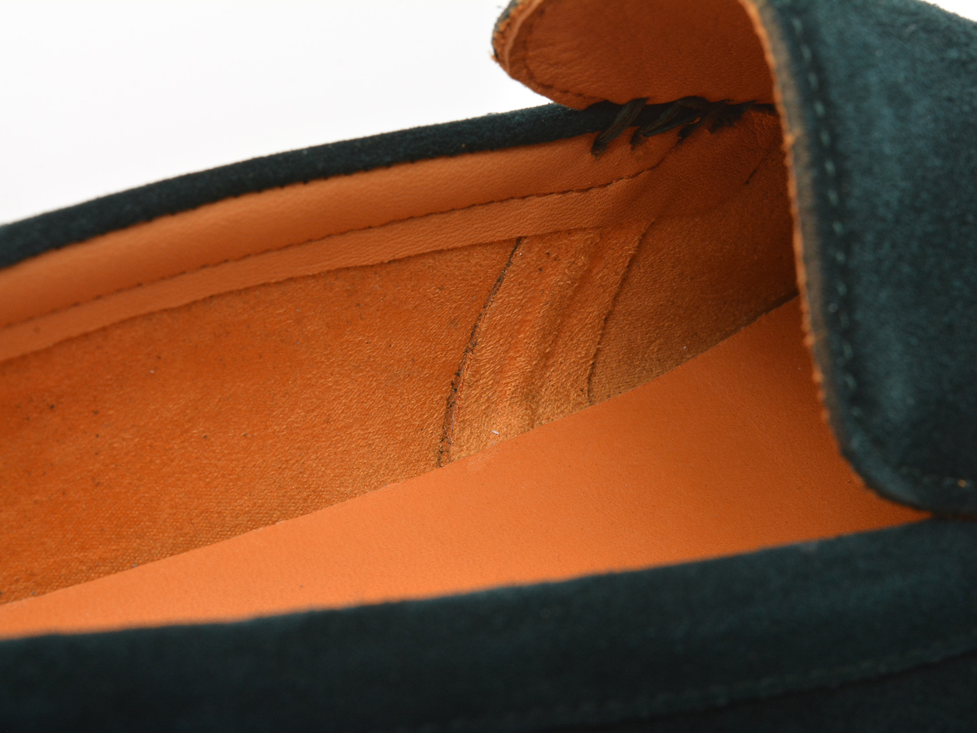 Mocasini EPICA verzi, B463G48, din piele intoarsa