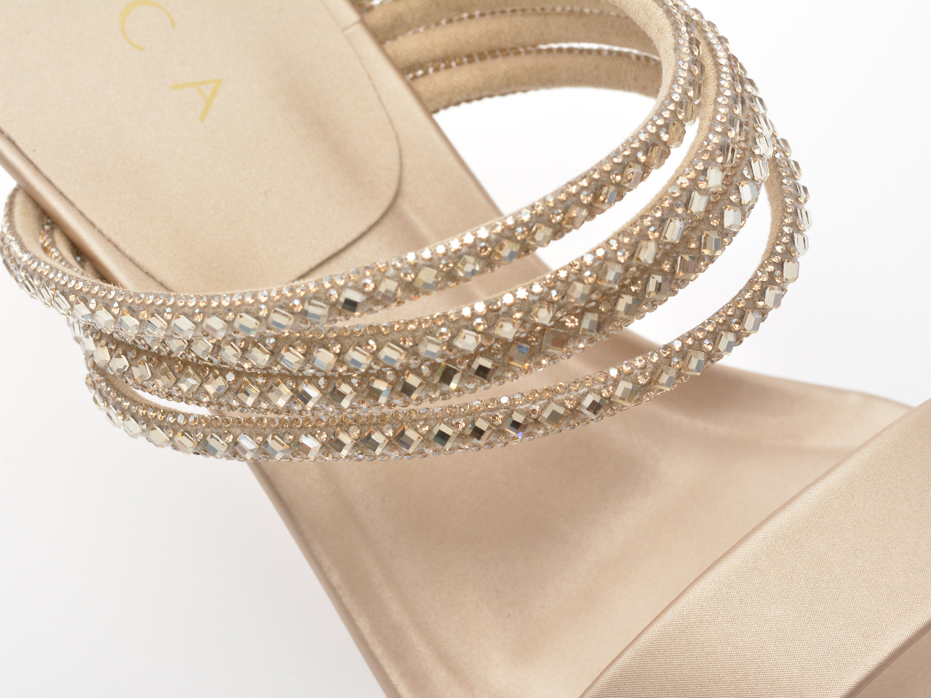 Papuci EPICA aurii, 2367, din piele ecologica