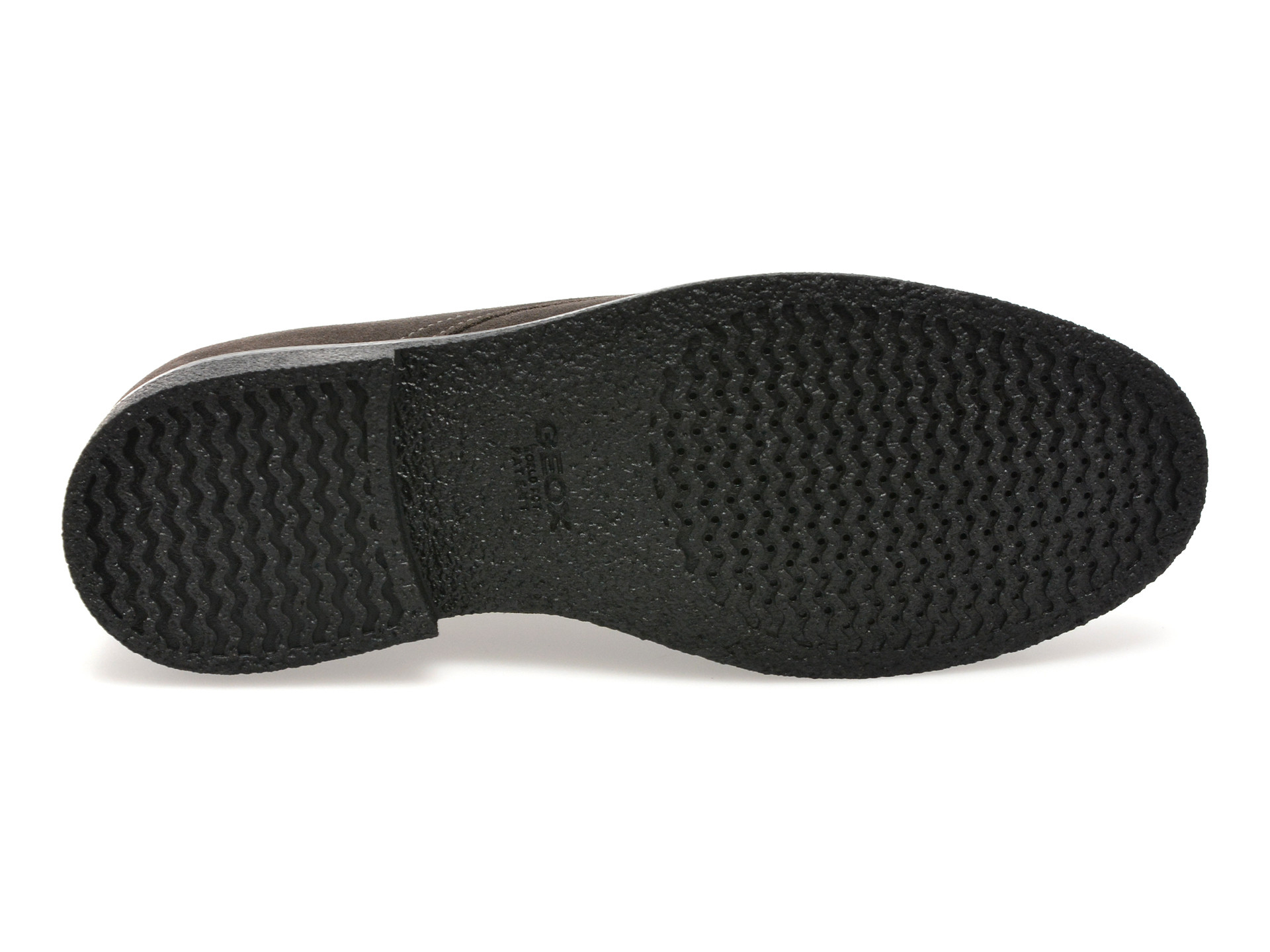 Ghete GEOX gri, U0458A, din piele intoarsa