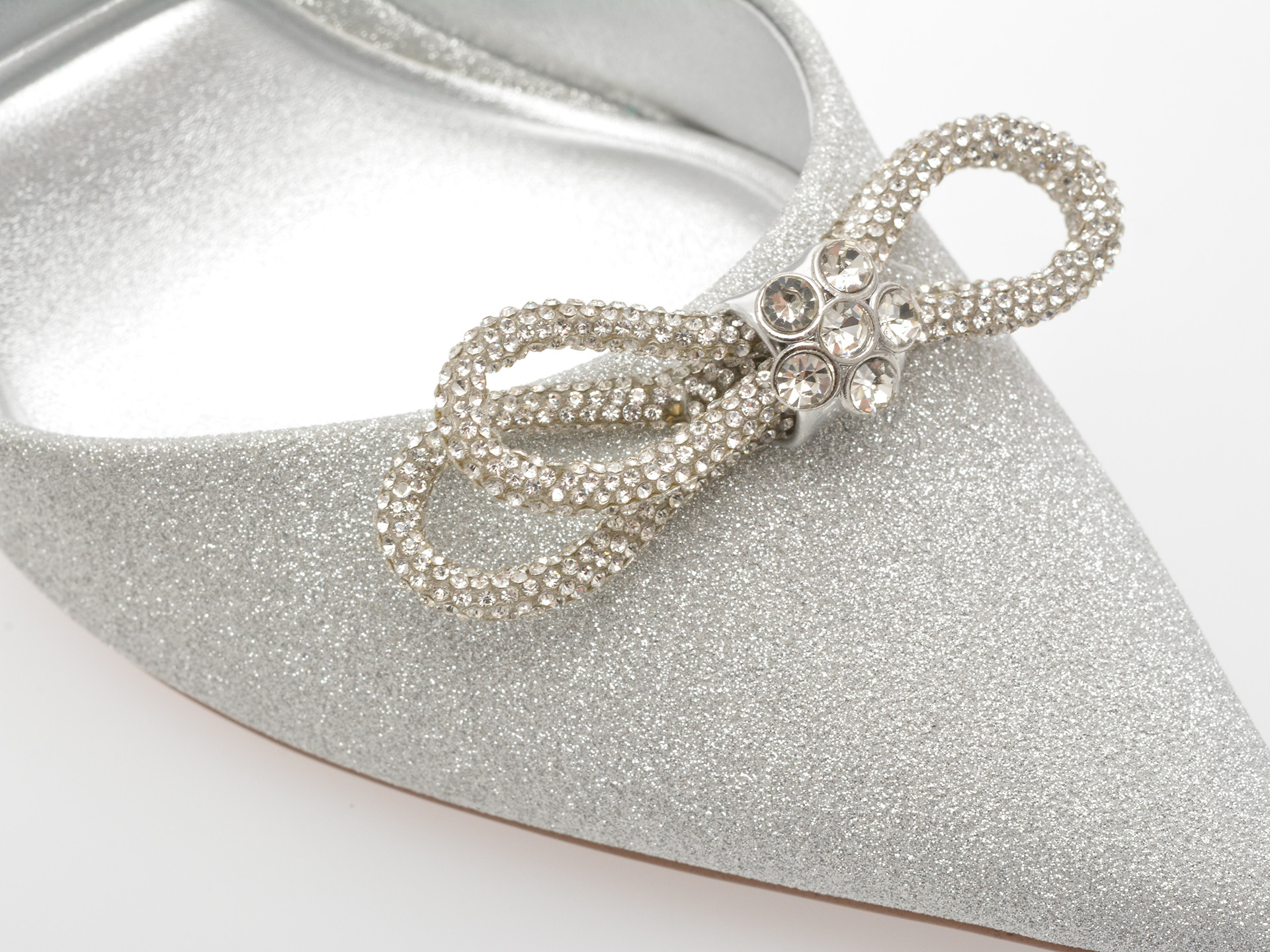 Pantofi eleganti ALDO argintii, ADDIE 040, din piele ecologica