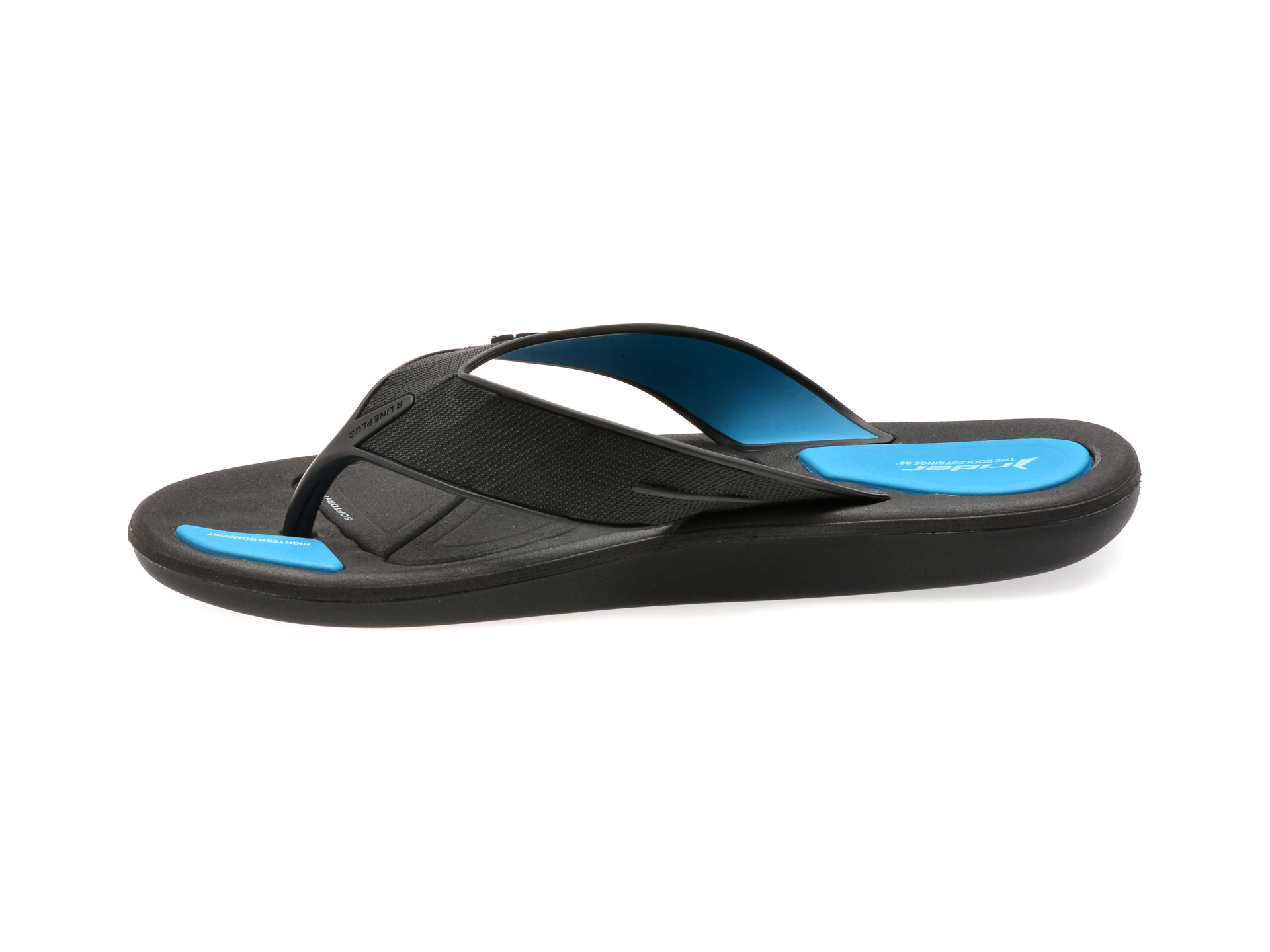 Papuci RIDER negri, 1131567, din pvc