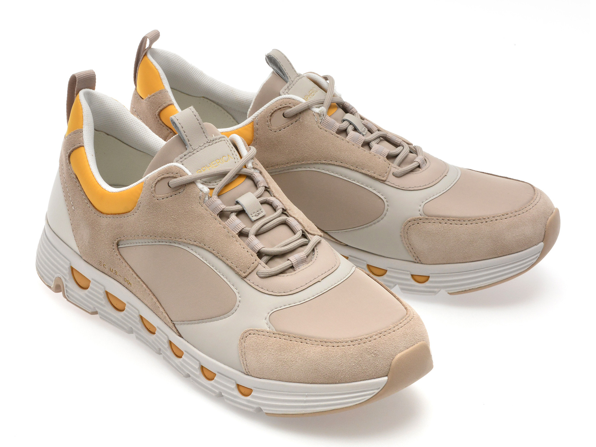 Pantofi sport GEOX gri, U46HRA, din material textil