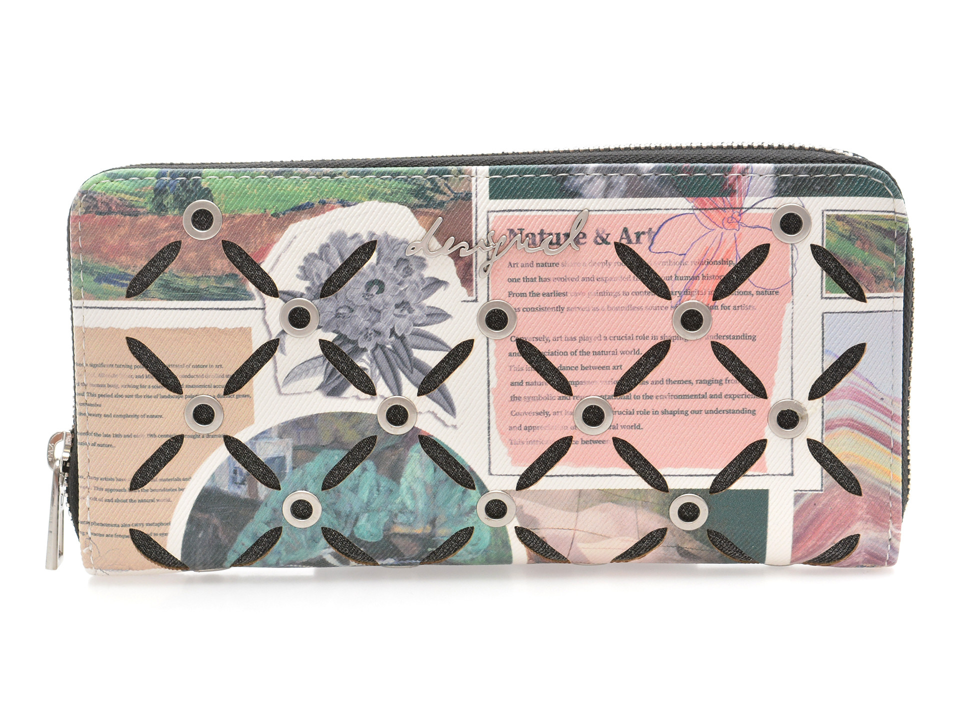 Portofel DESIGUAL multicolor, WAYD02, din piele ecologica