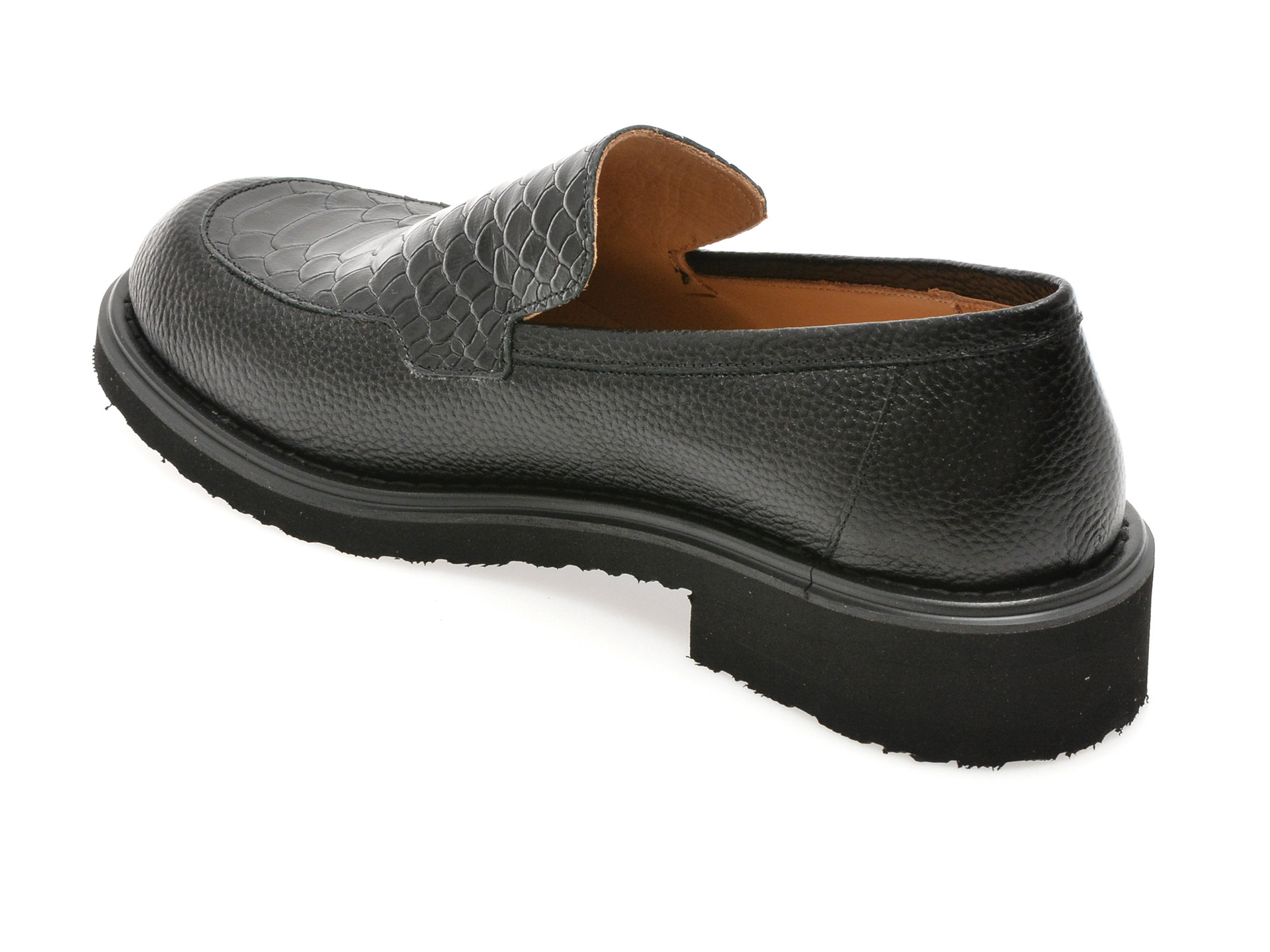 Mocasini EPICA negri, 3154368, din piele naturala