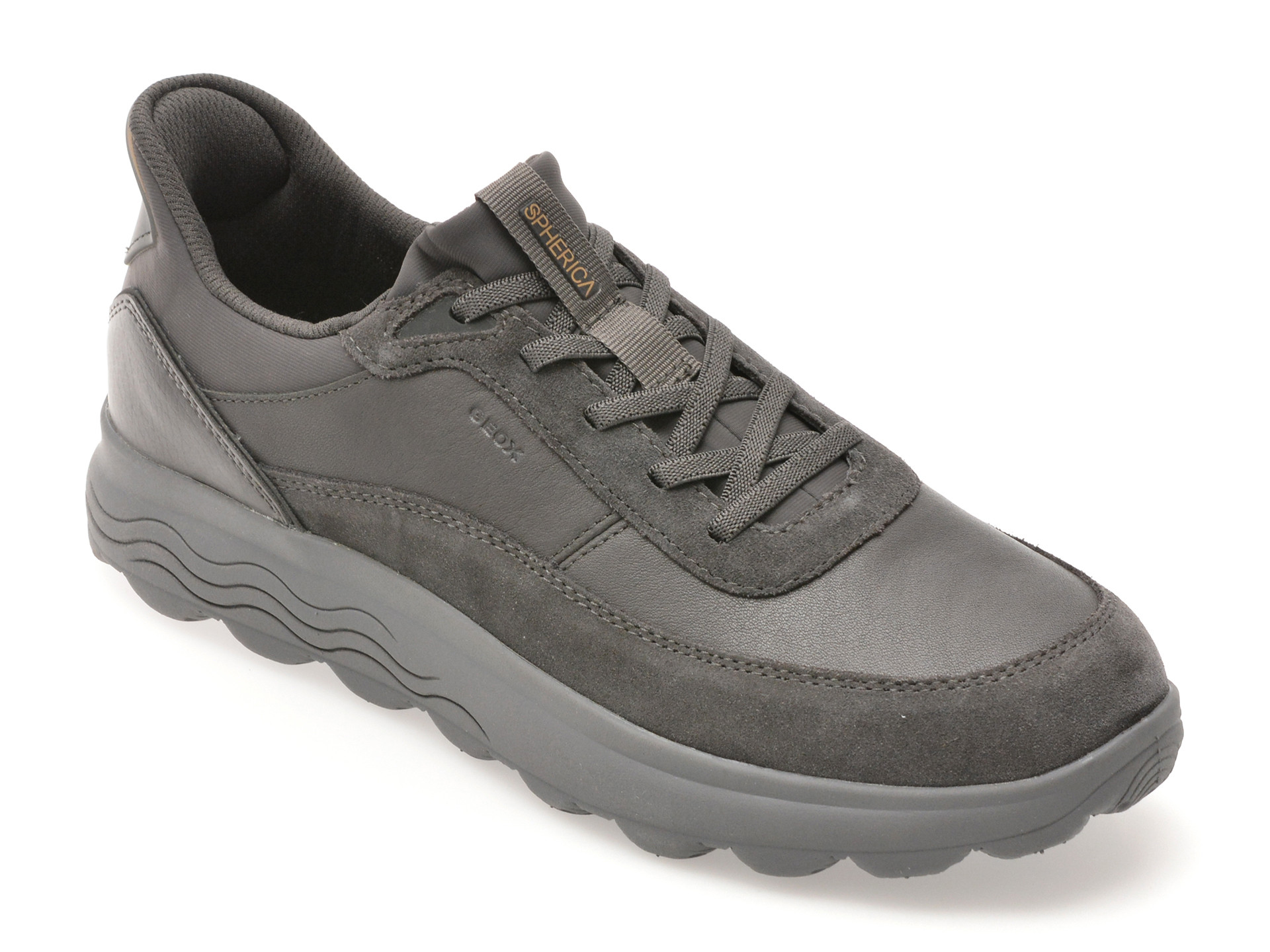 Pantofi sport GEOX gri, U56MPA, din piele naturala