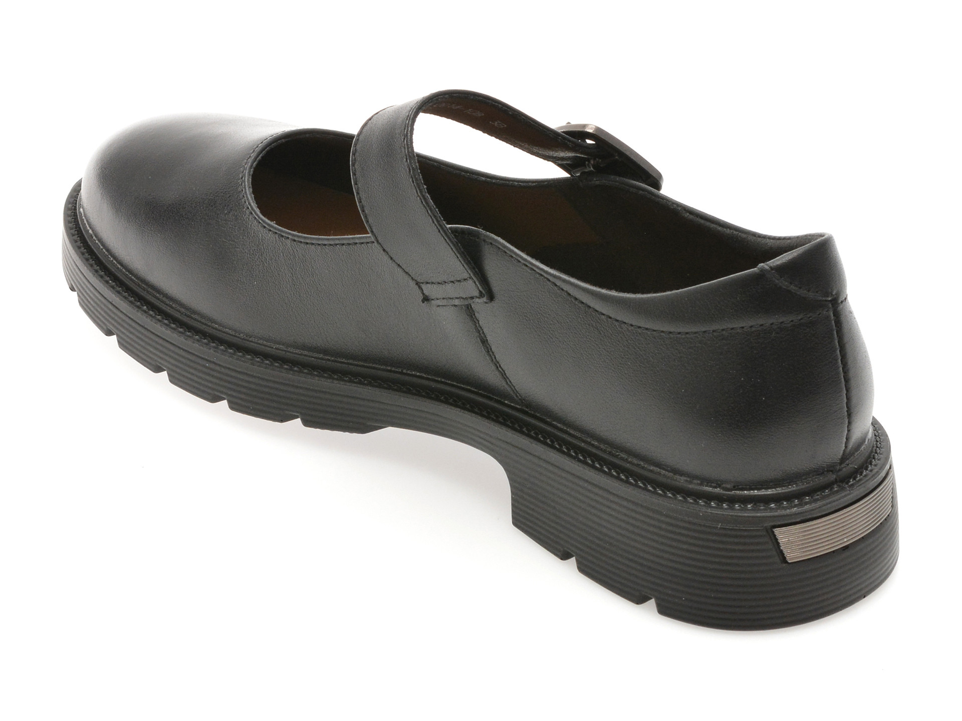 Pantofi EPICA negri, 914, din piele naturala