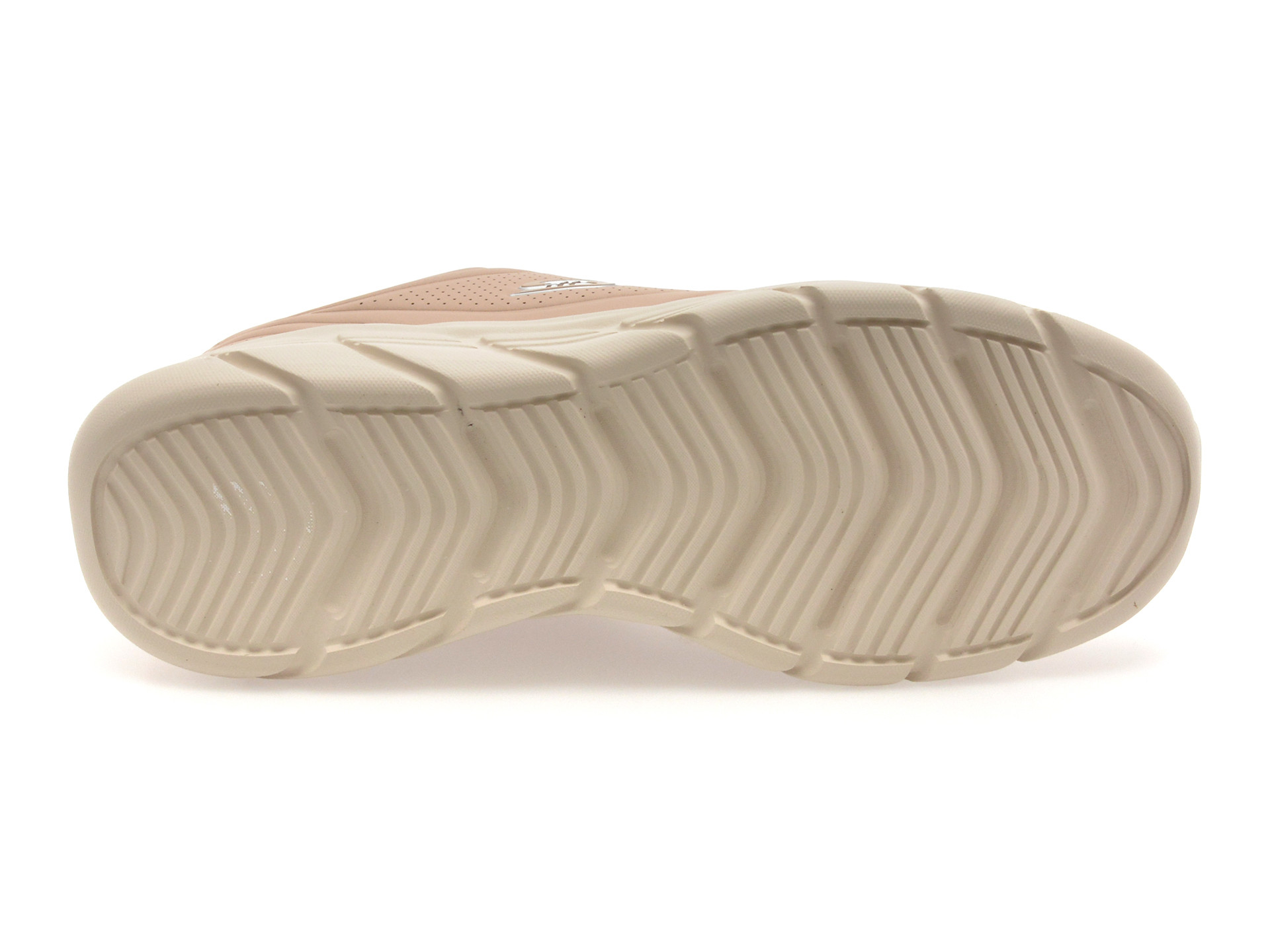 Pantofi sport SKECHERS nude, BOBS B FLEX LO, din piele ecologica