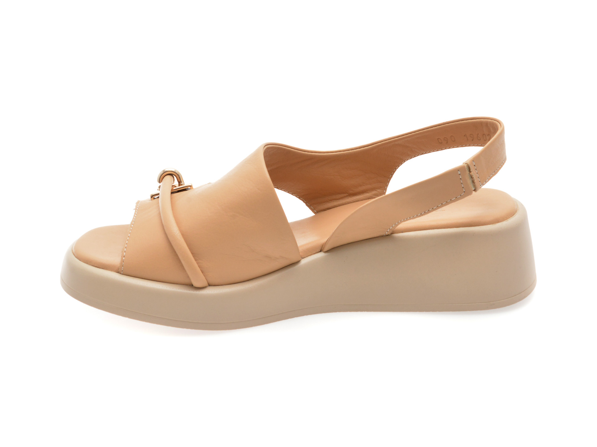 Sandale IMAGE maro, 901960, din piele naturala