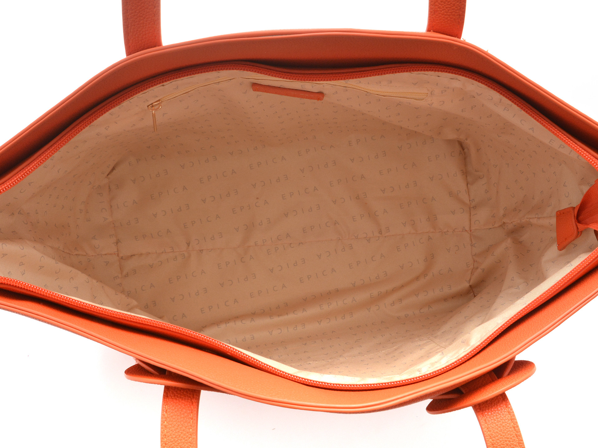 Geanta EPICA portocalie, 310, din piele ecologica