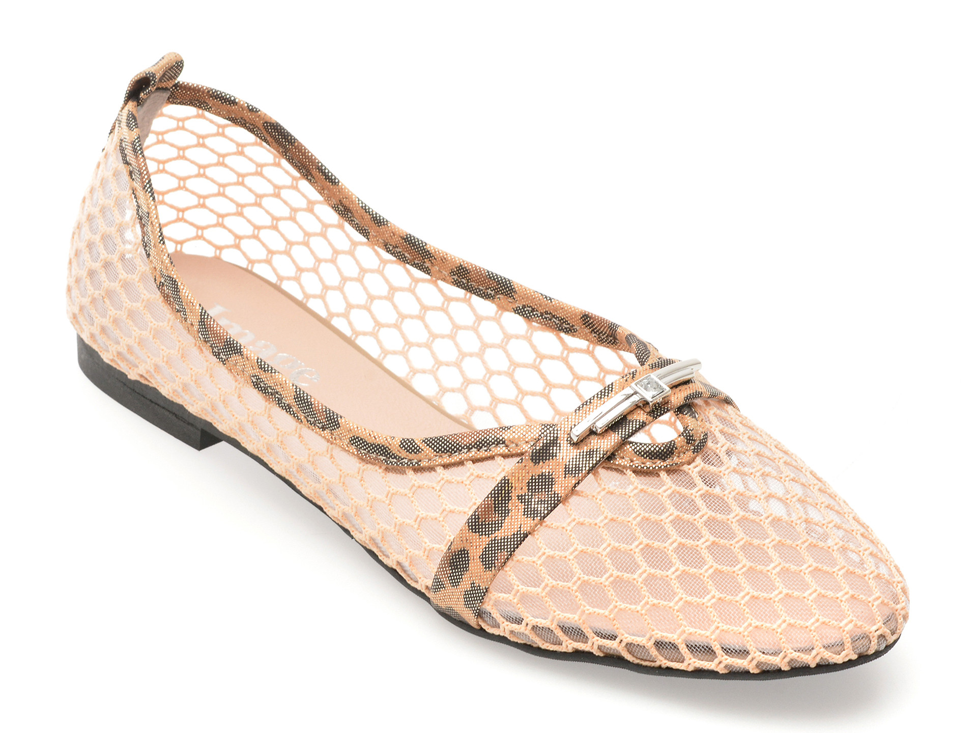 Balerini IMAGE bej, 4411581, din material textil