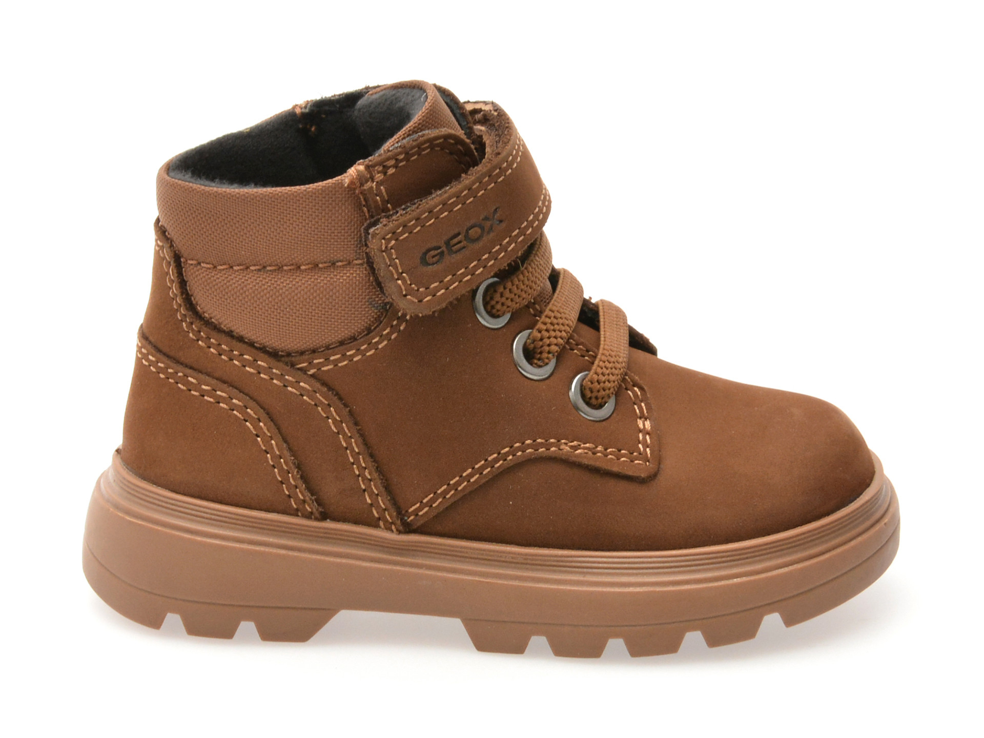 Ghete GEOX maro, B4662B, din nabuc