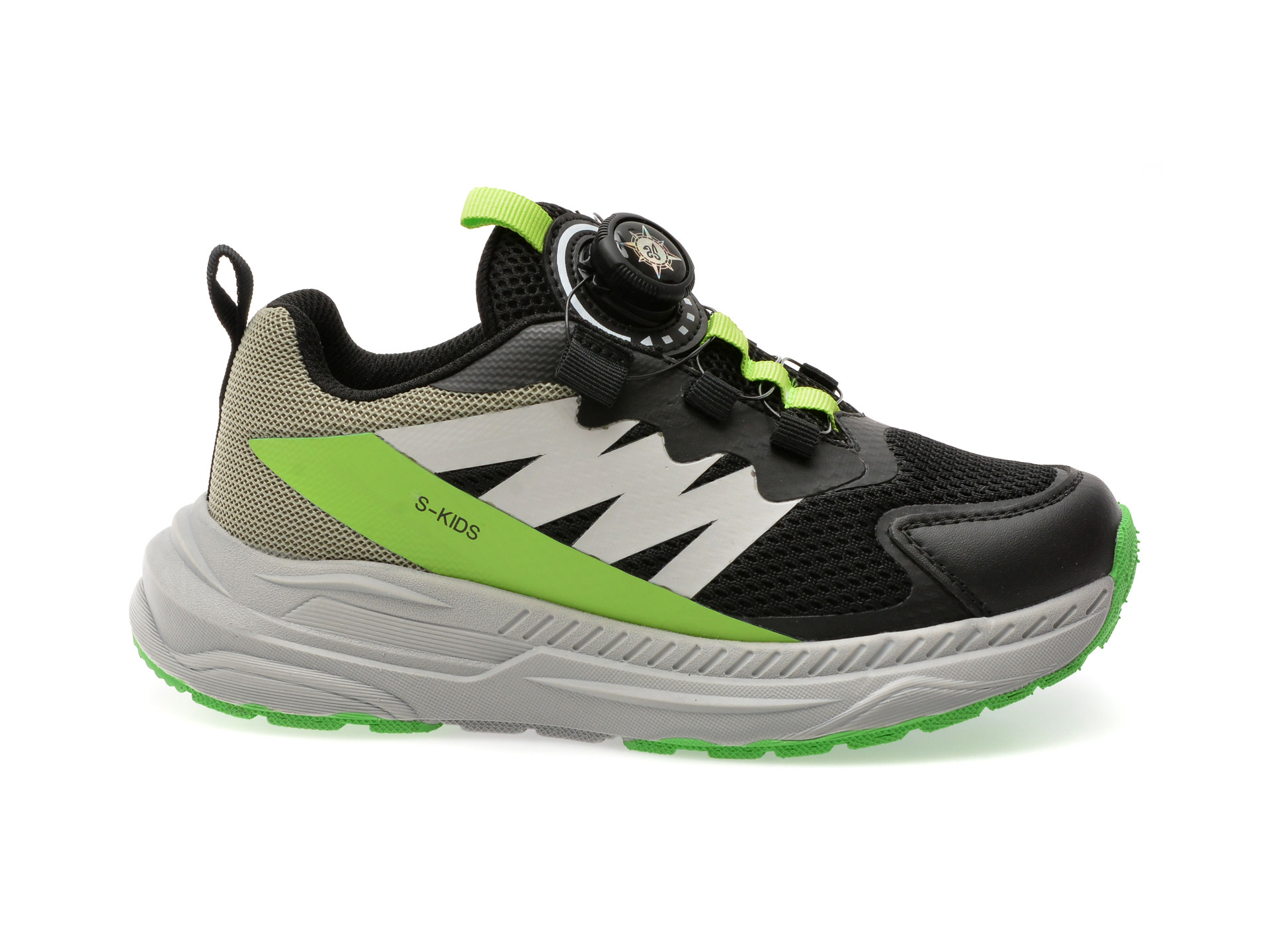 Pantofi sport SELECTION KIDS negri, 2519, din material textil