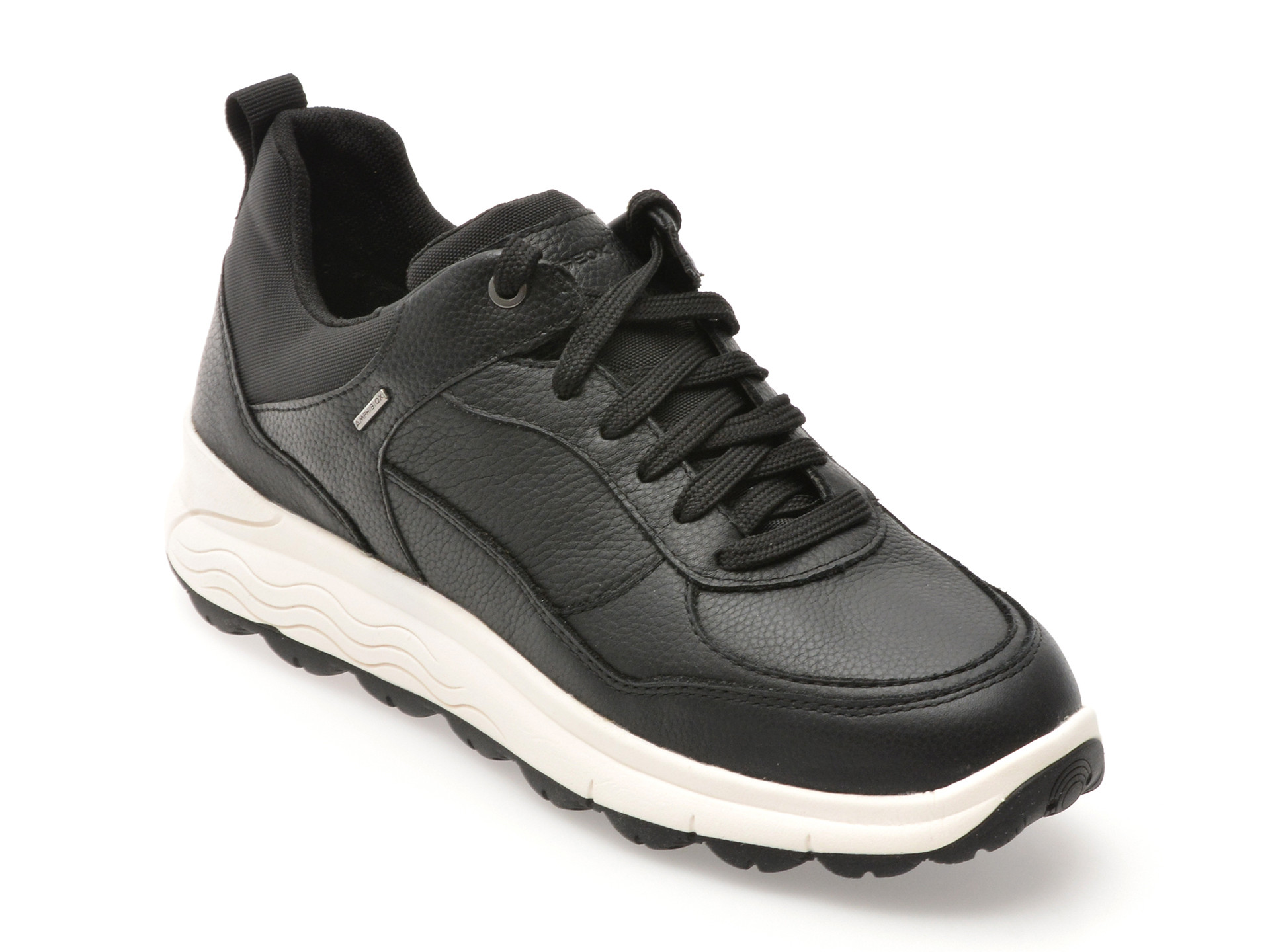 Pantofi sport GEOX negri, D3626D, din piele naturala