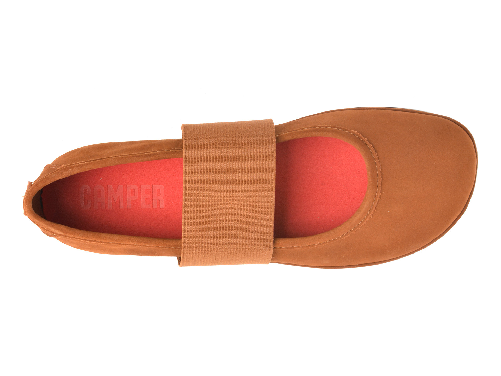 Balerini CAMPER maro, RIGHT, din nabuc