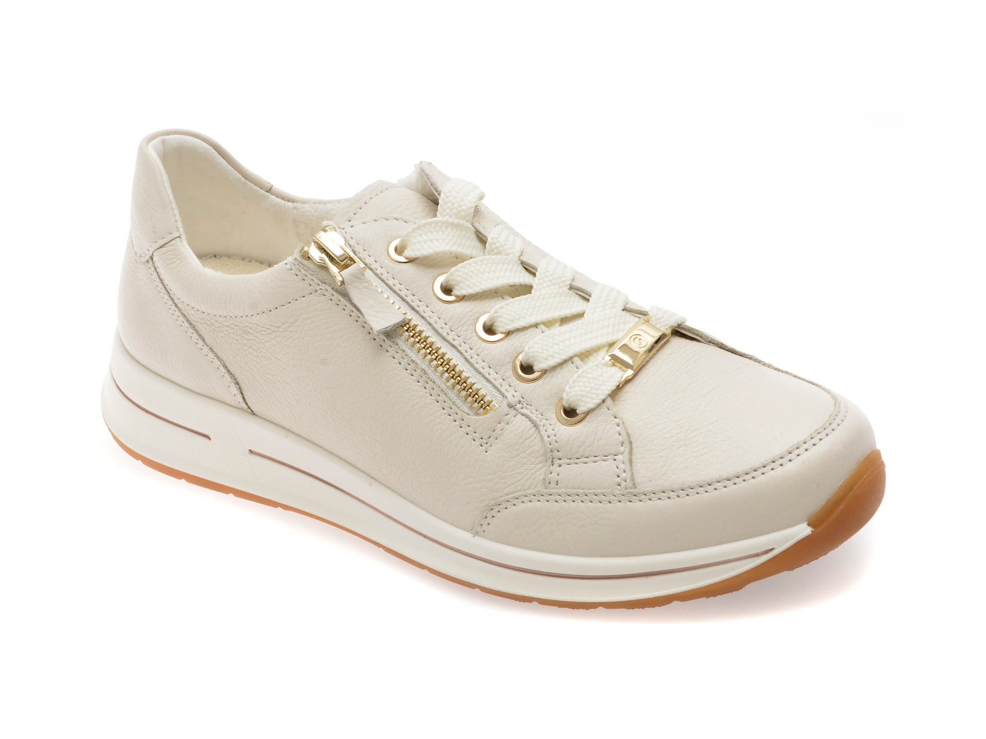 Pantofi sport ARA albi, 24801, din piele naturala