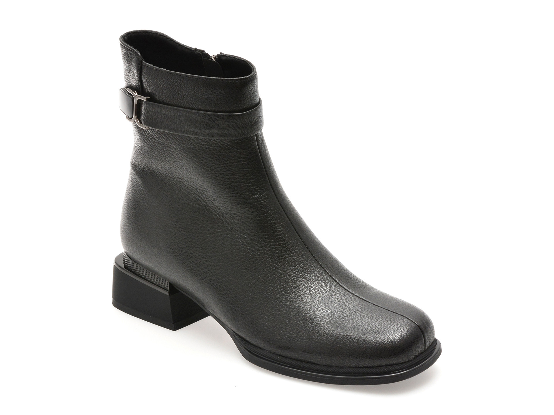 Ghete ALDO negre, AT05, din piele naturala