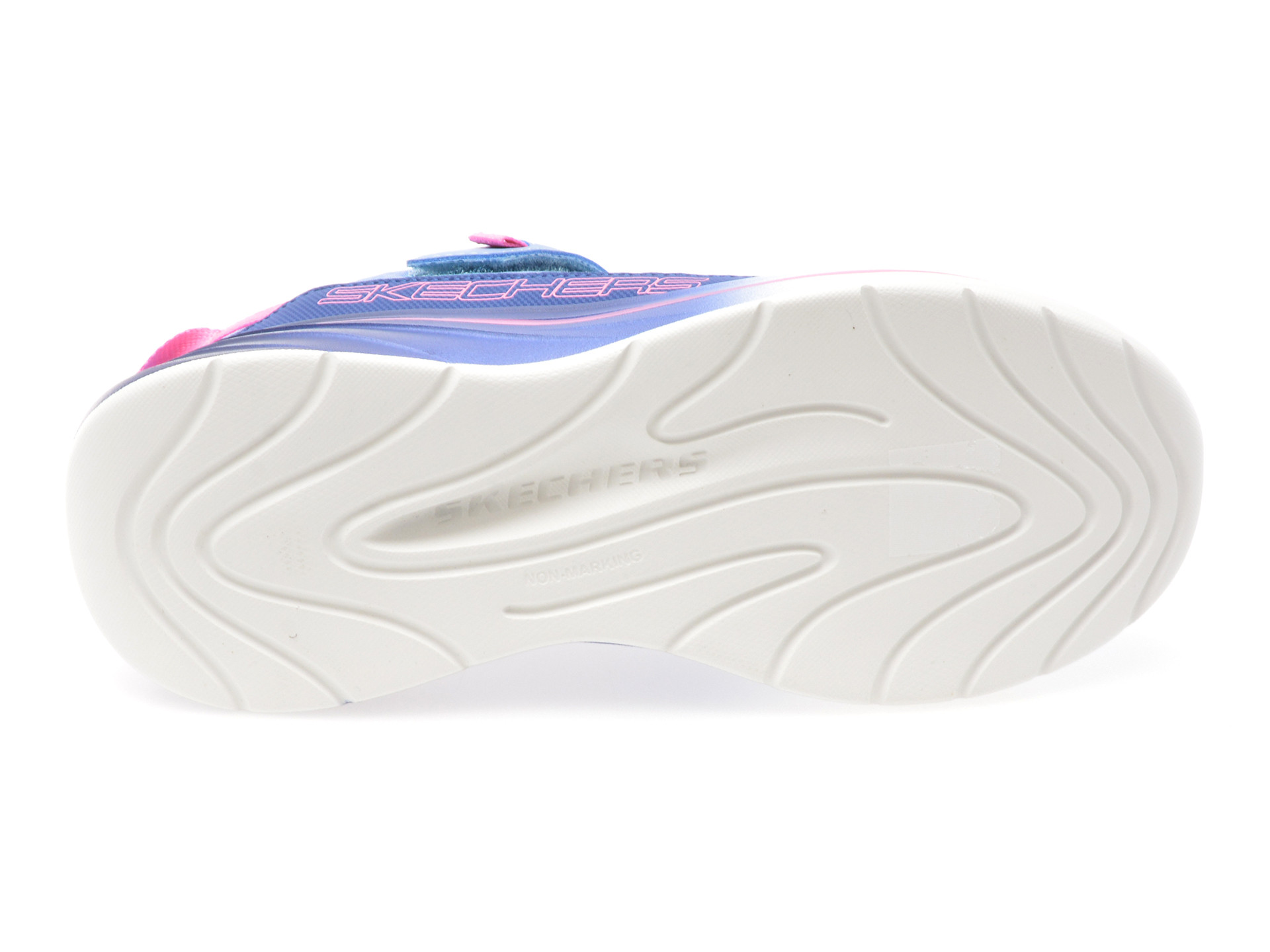 Pantofi sport SKECHERS albastri, WAVE 92, din material textil