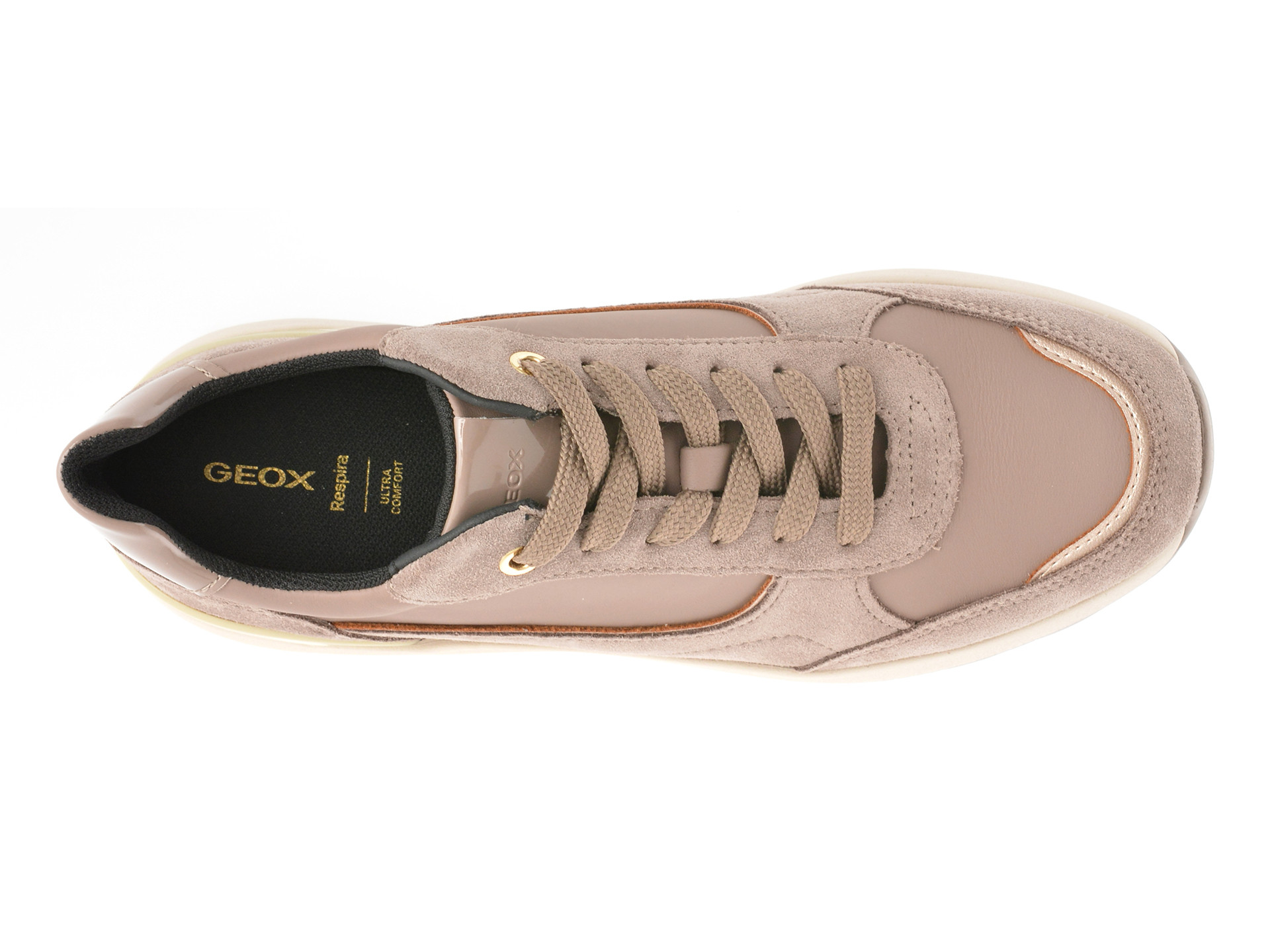 Pantofi sport GEOX gri, D45WAA, din piele intoarsa