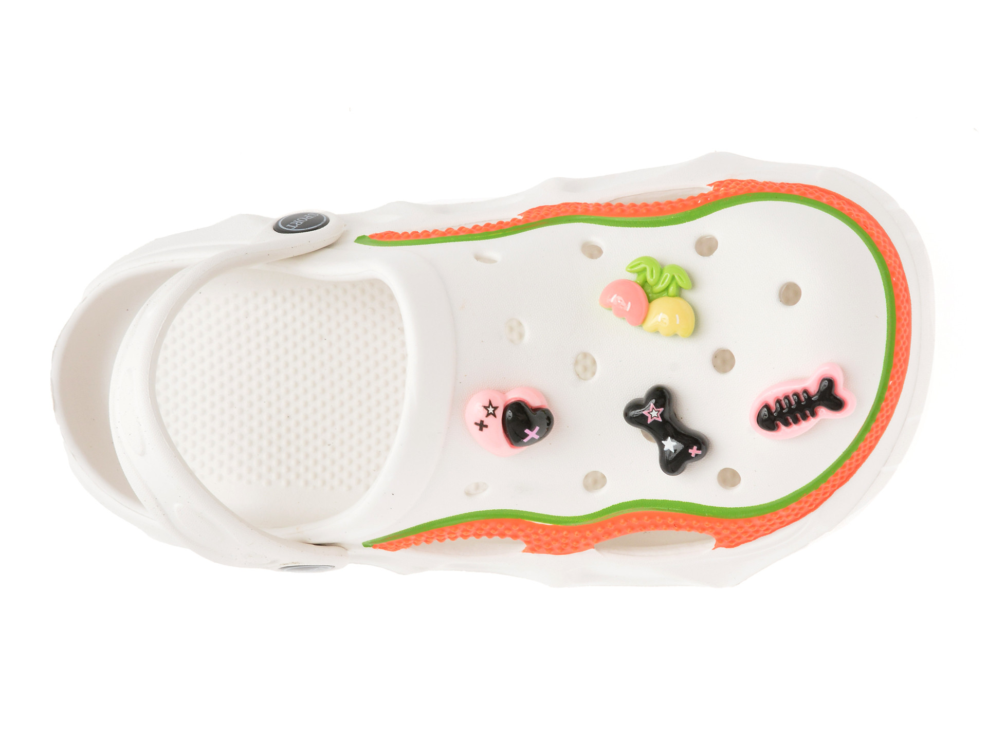 Papuci SELECTION KIDS albi, 3039, din pvc