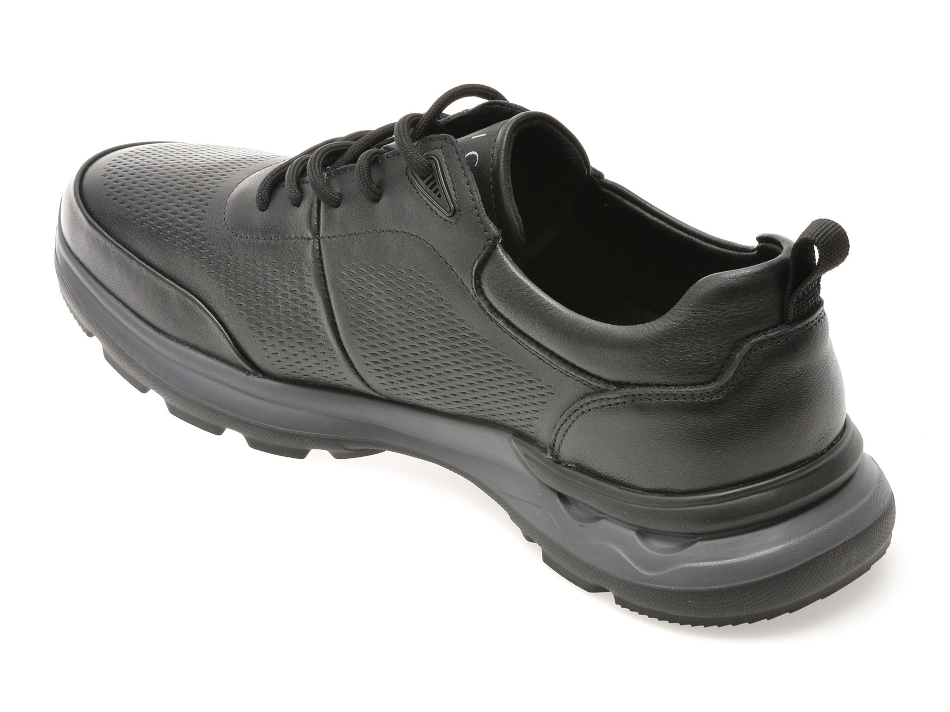 Pantofi sport EPICA negri, 37391, din piele naturala