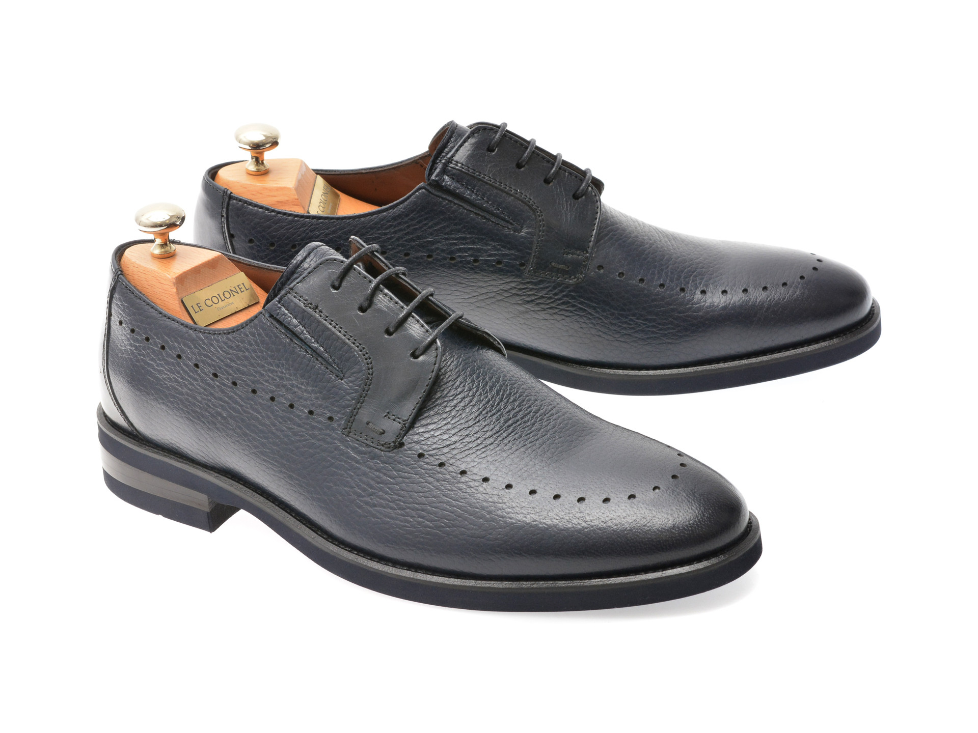 Pantofi eleganti LE COLONEL bleumarin, 422134, din piele naturala