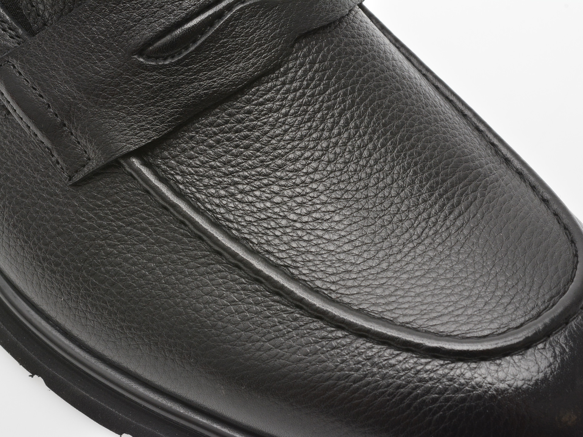 Mocasini eleganti EPICA negri, A320, din piele naturala