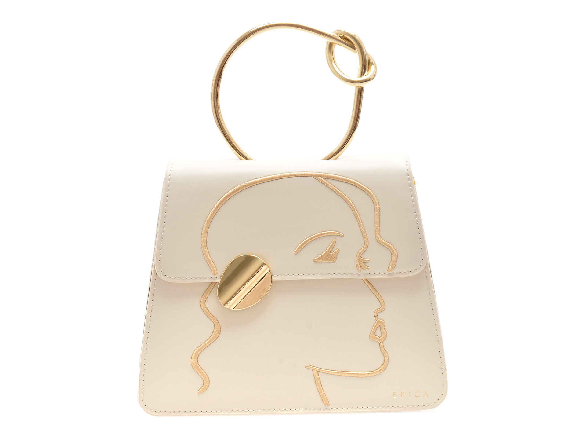 Geanta EPICA bej, 779, din piele ecologica