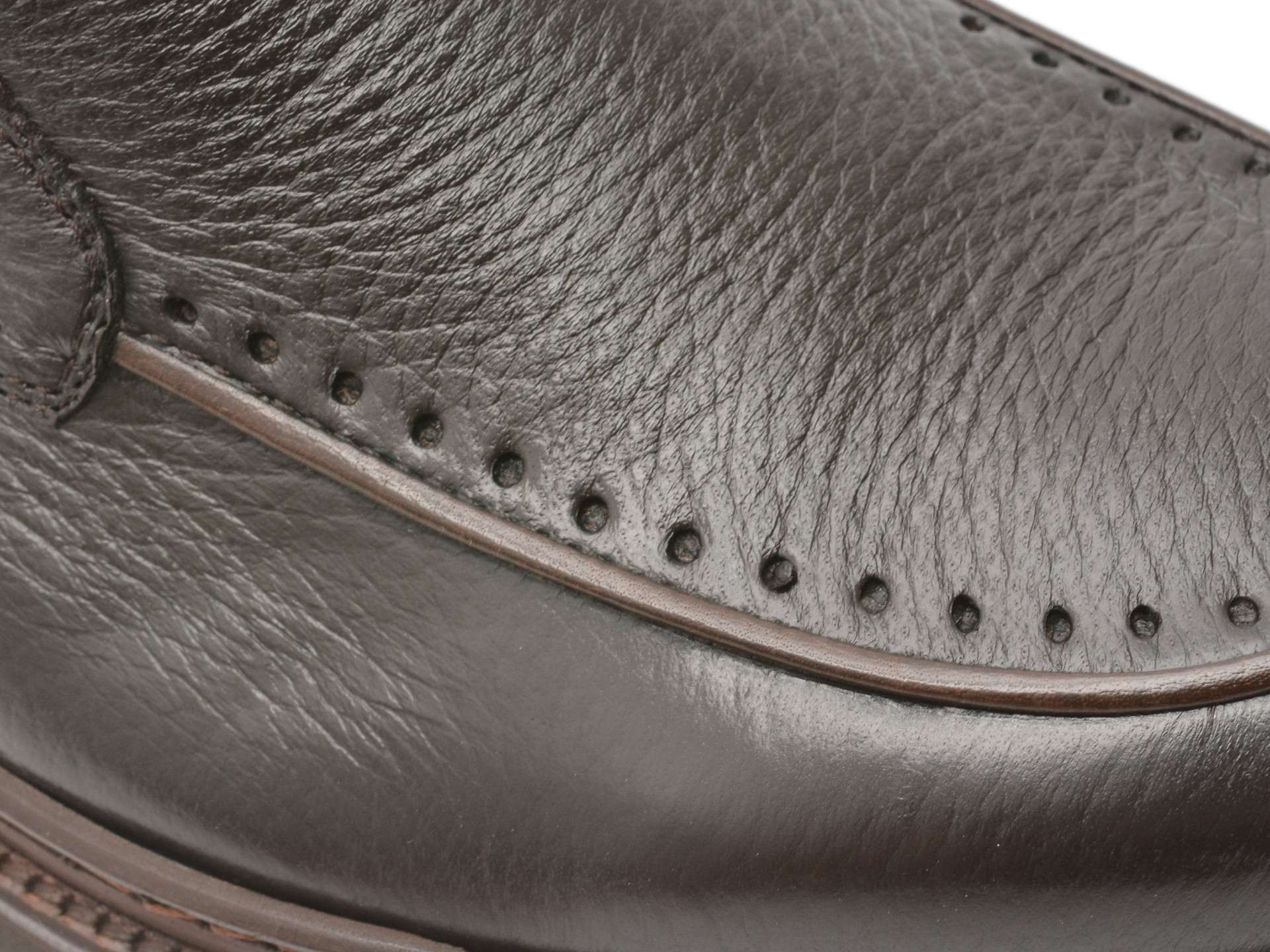 Ghete elegante LE COLONEL maro, 61613, din piele naturala