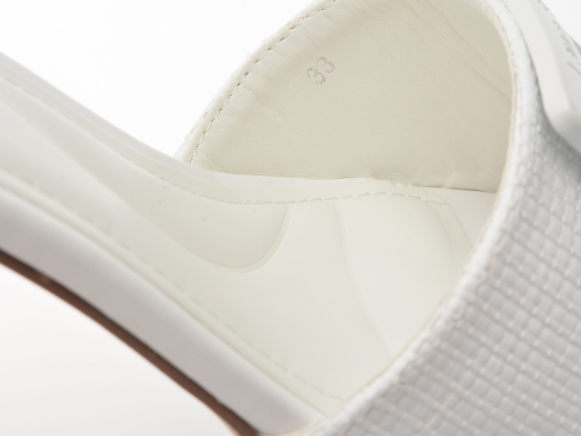 Papuci LAURA BIAGIOTTI albi, 9035, din material textil