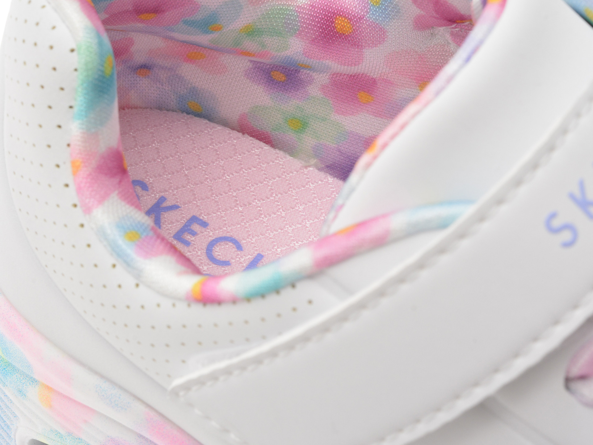 Pantofi sport SKECHERS albi, UNO GEN1, din piele ecologica