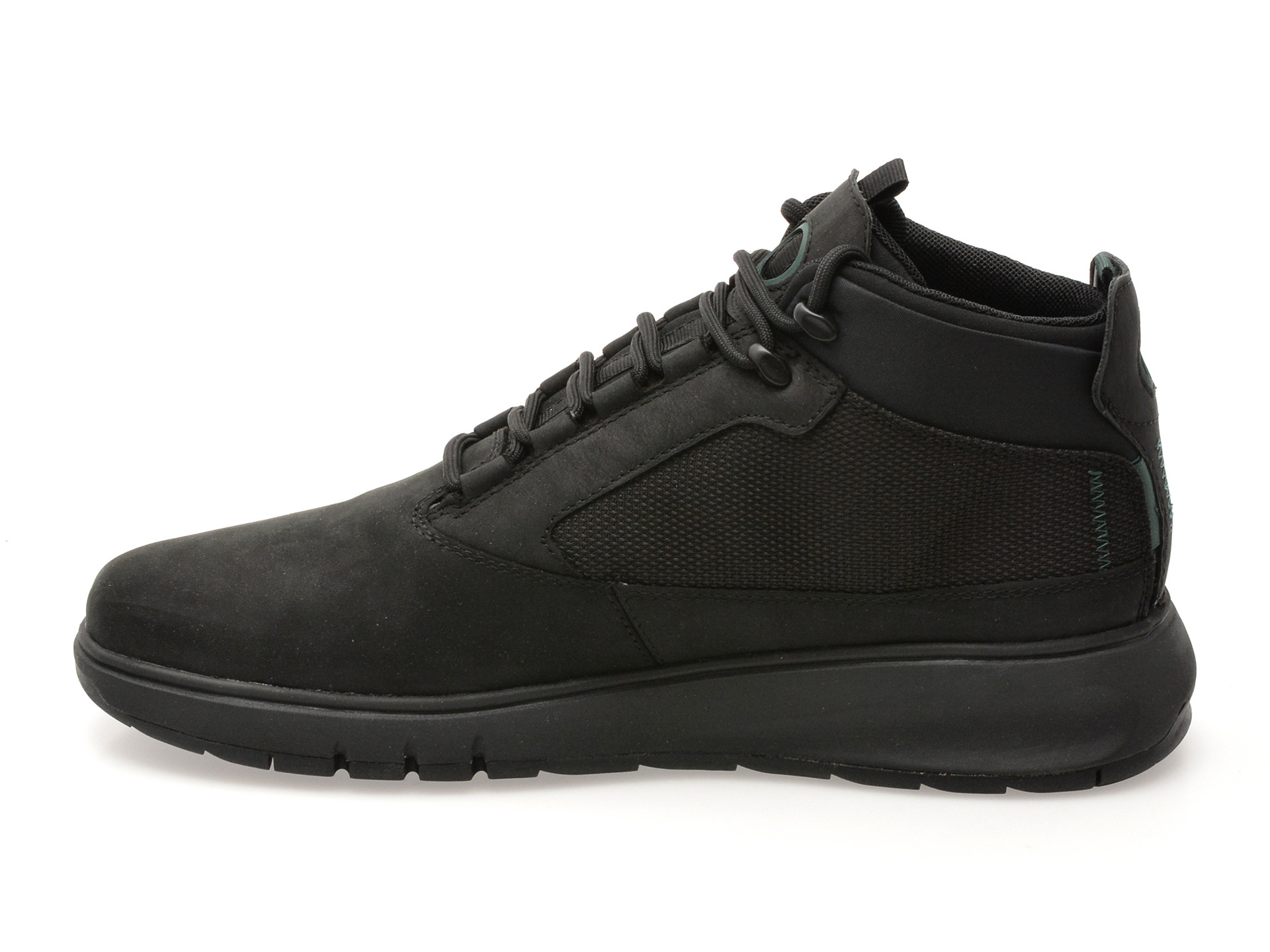 Ghete GEOX negre, U36APA, din piele naturala