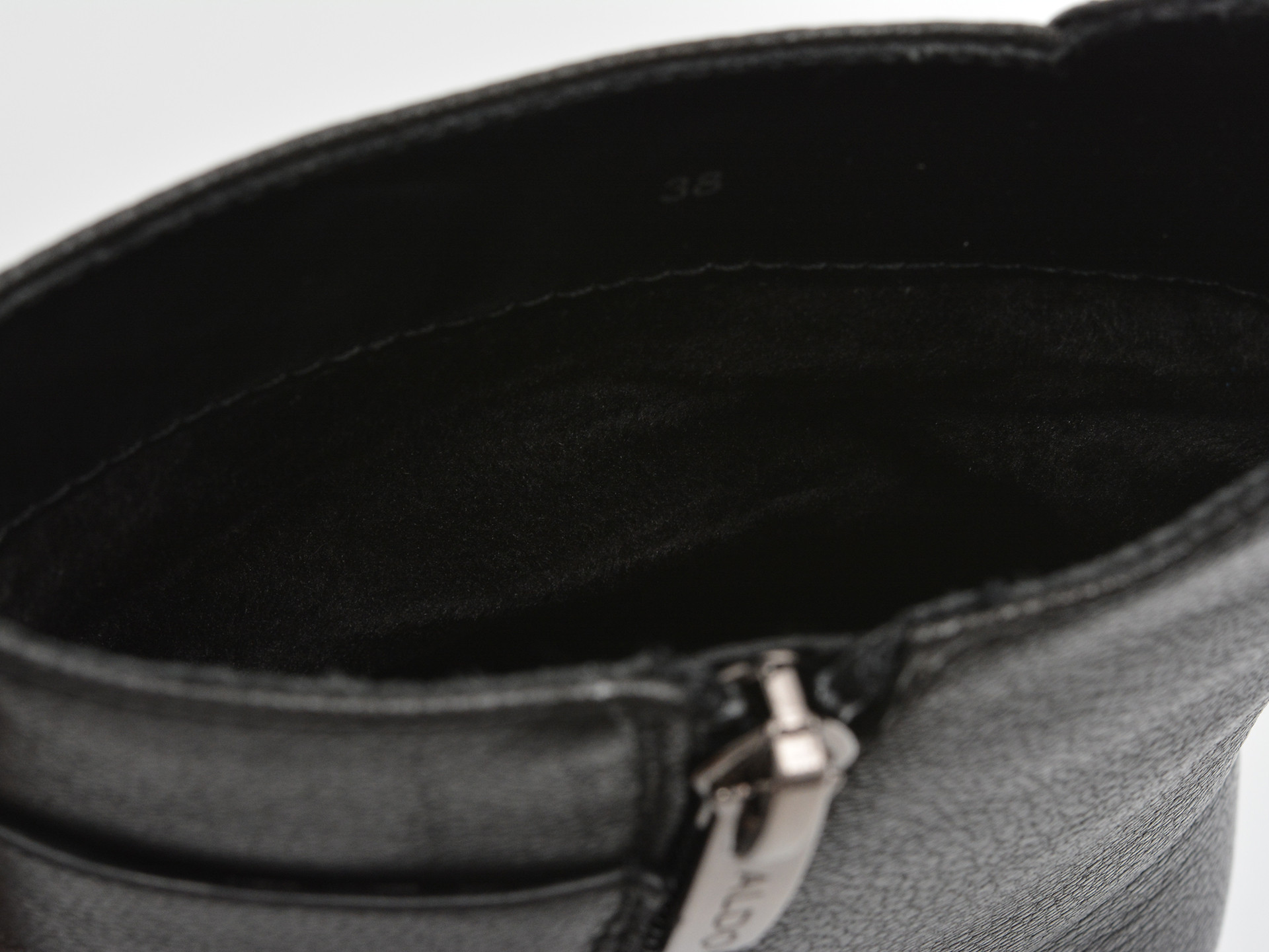 Ghete ALDO negre, AT05, din piele naturala