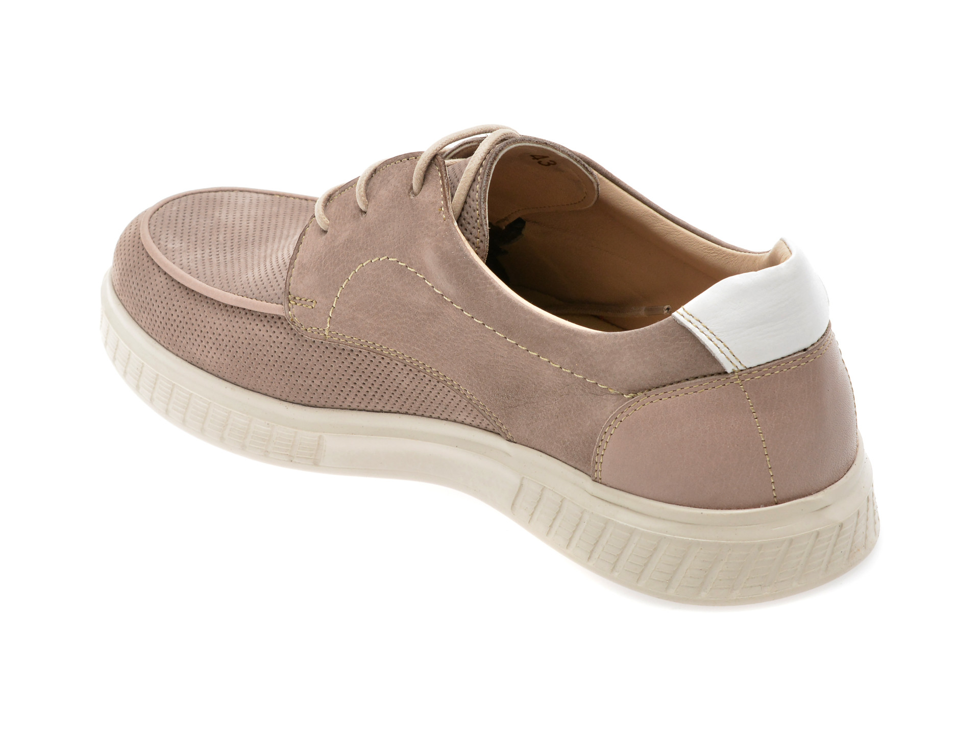 Pantofi OTTER gri, 4193, din nabuc