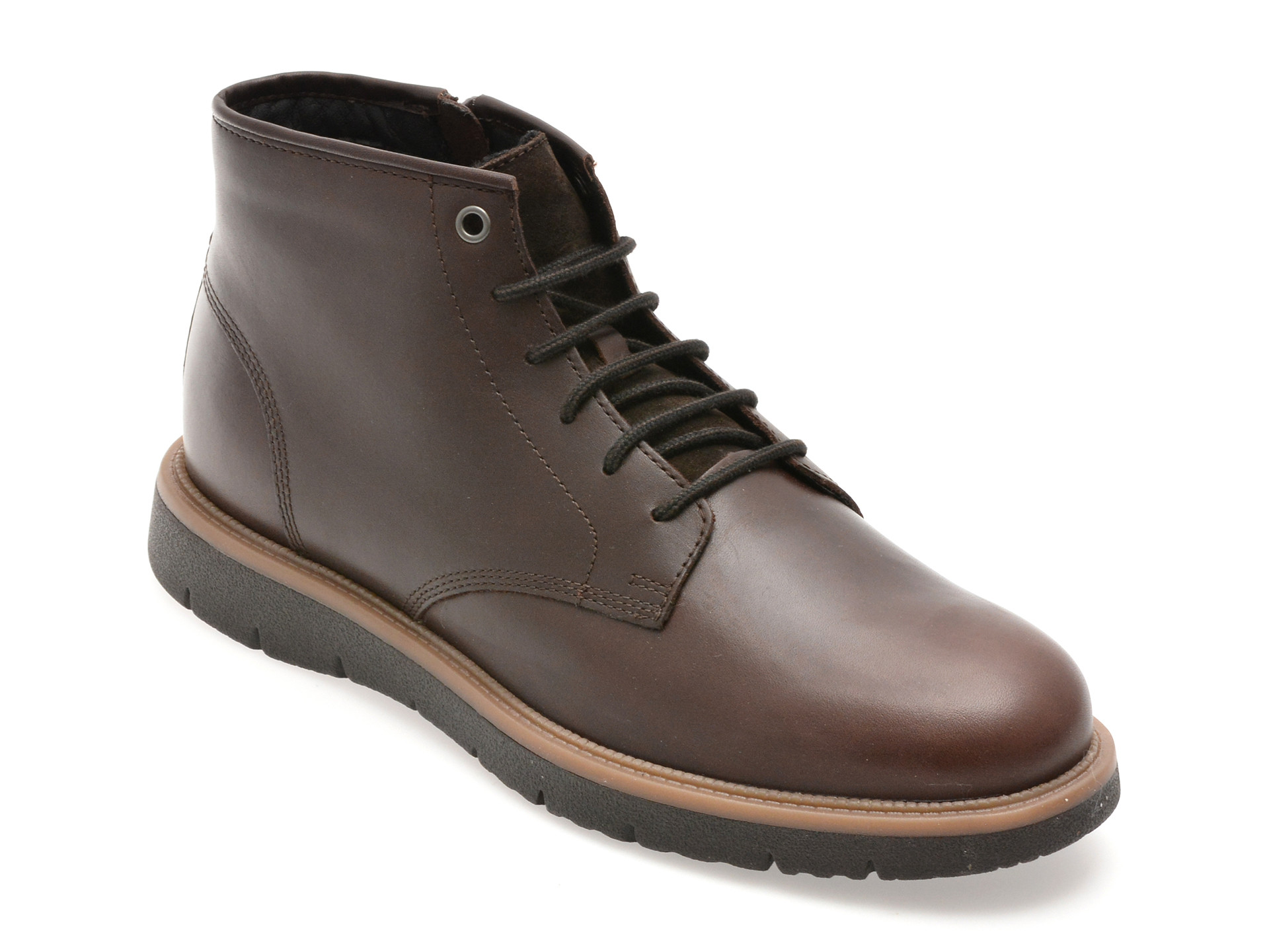 Ghete GEOX maro, U56M7B, din piele naturala