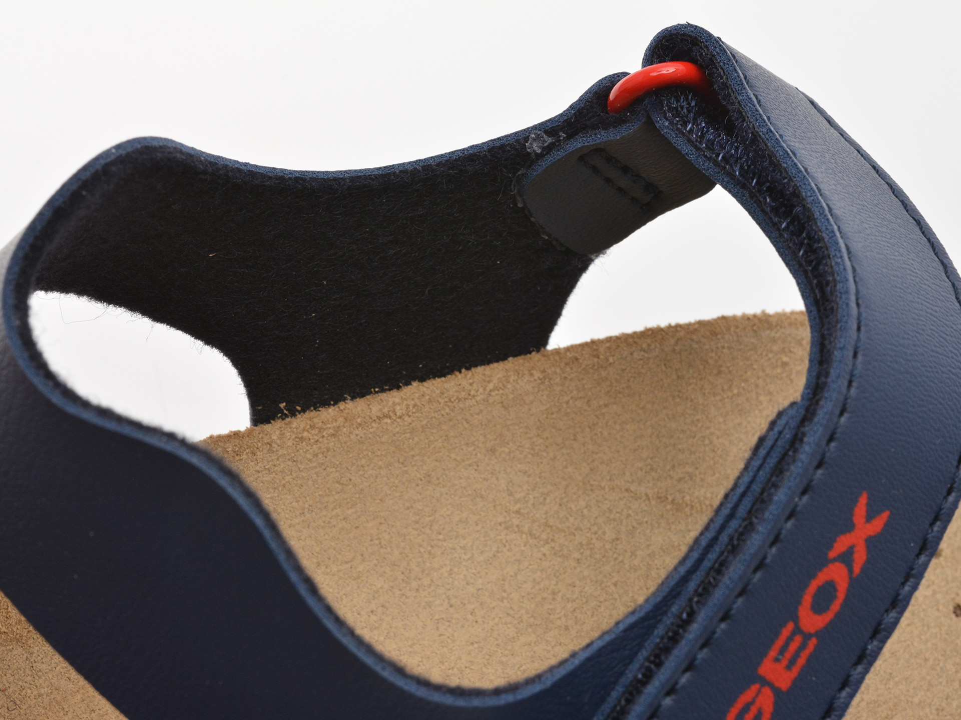 Sandale GEOX bleumarin, J028LB, din piele ecologica