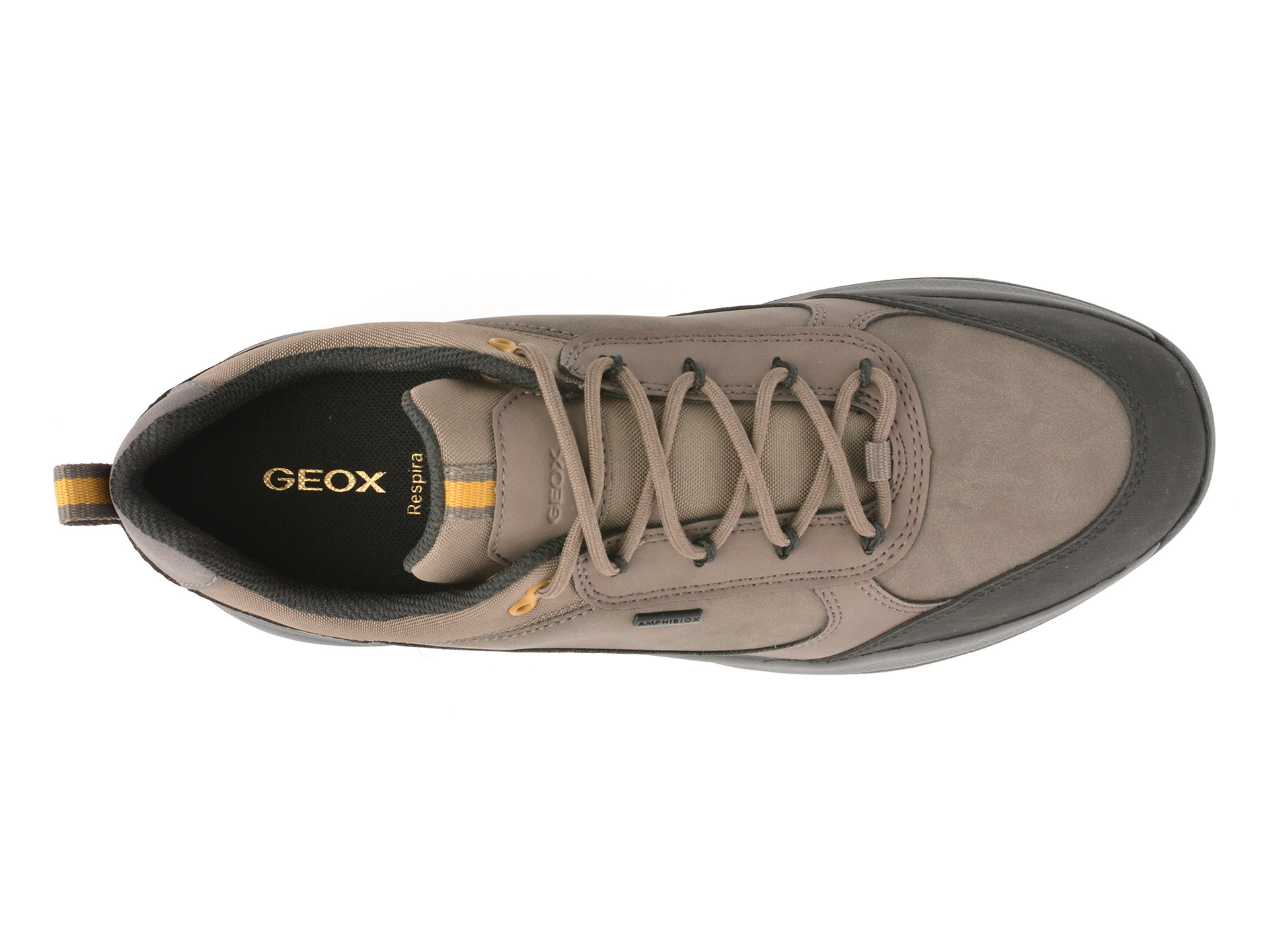 Pantofi sport GEOX gri, U55EZA, din piele ecologica