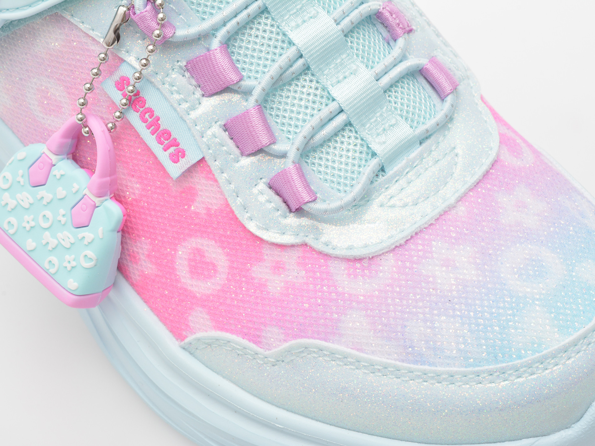 Pantofi sport SKECHERS albastri, POWER JAMS 2.0, din material textil