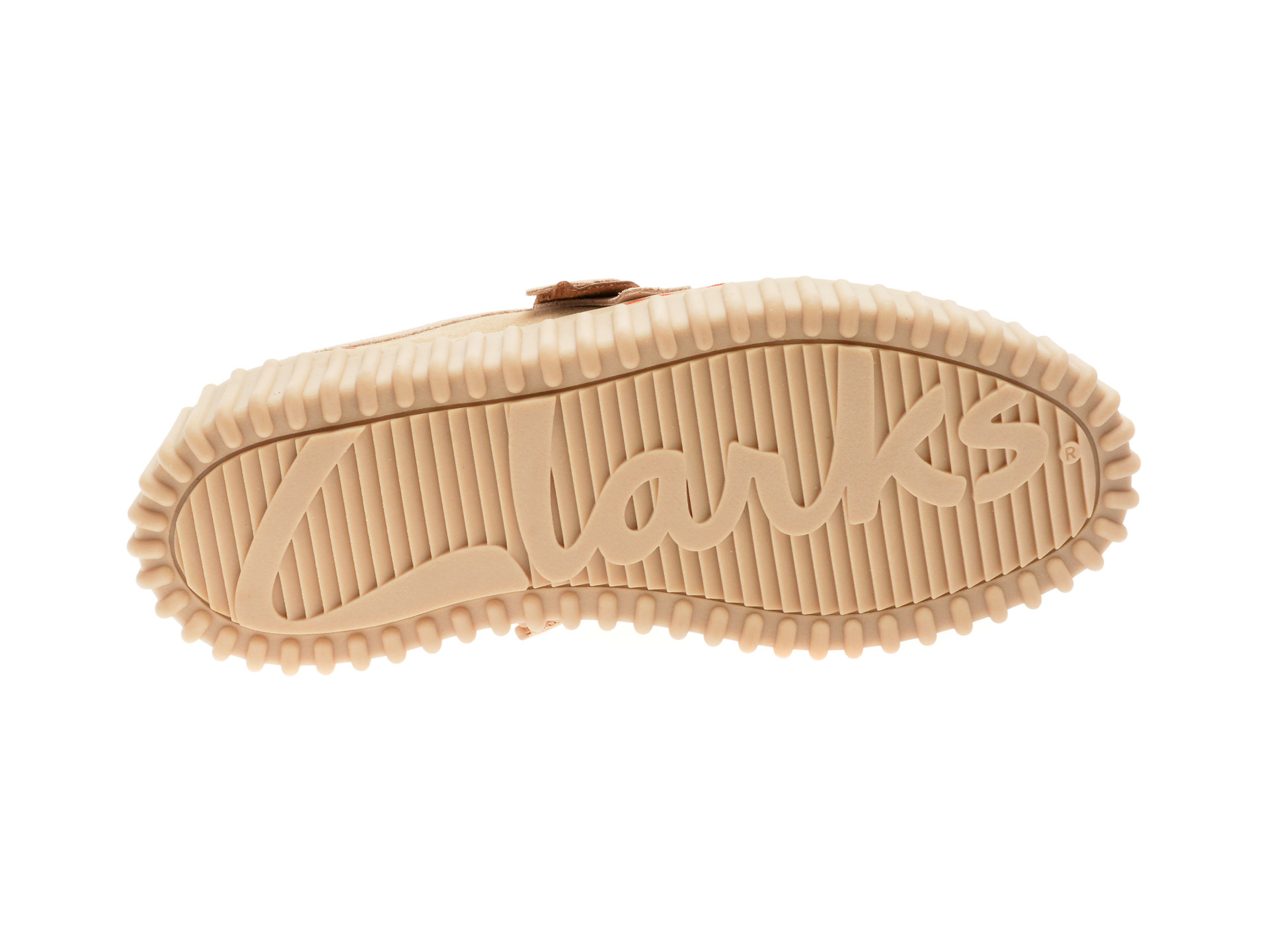 Mocasini CLARKS bej, TORHILL BEE, din piele intoarsa