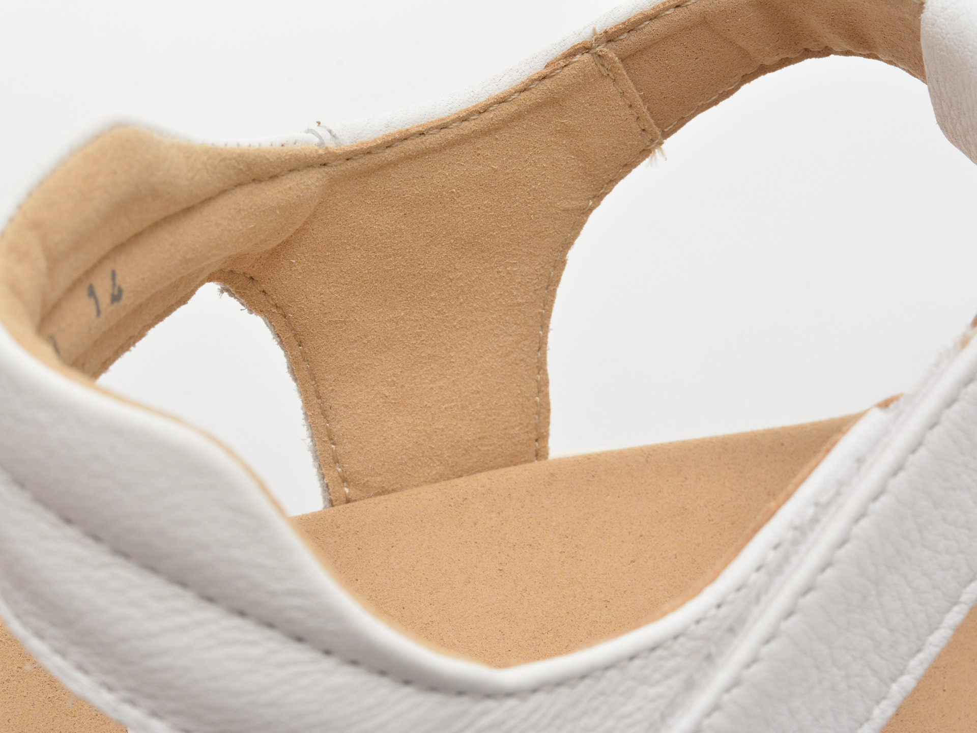 Sandale ARA albe, 34804, din piele naturala